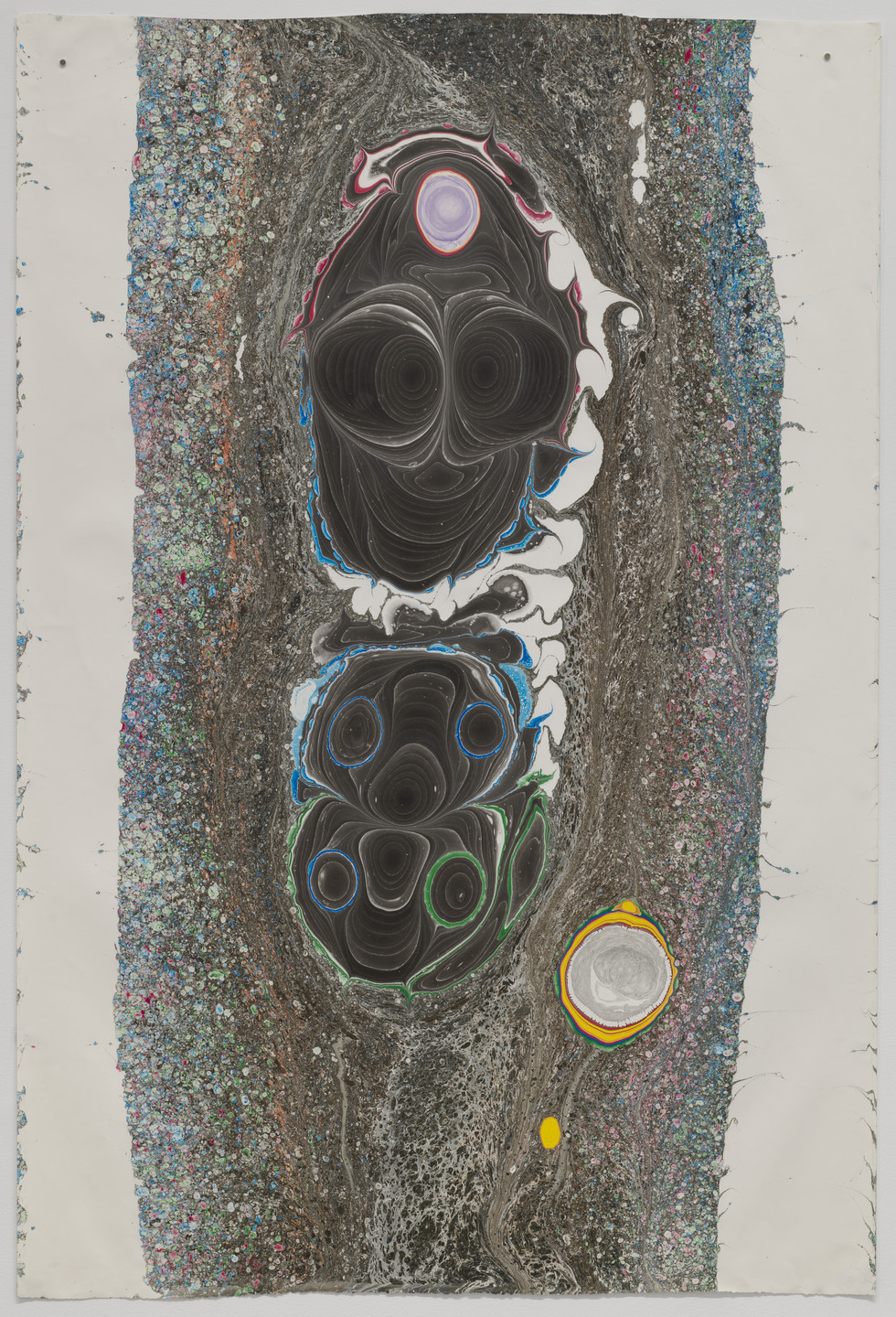 Kerstin Brätsch. Unstable Talismanic Rendering 10 (with gratitude to master marbler Dirk Lange). 2014
