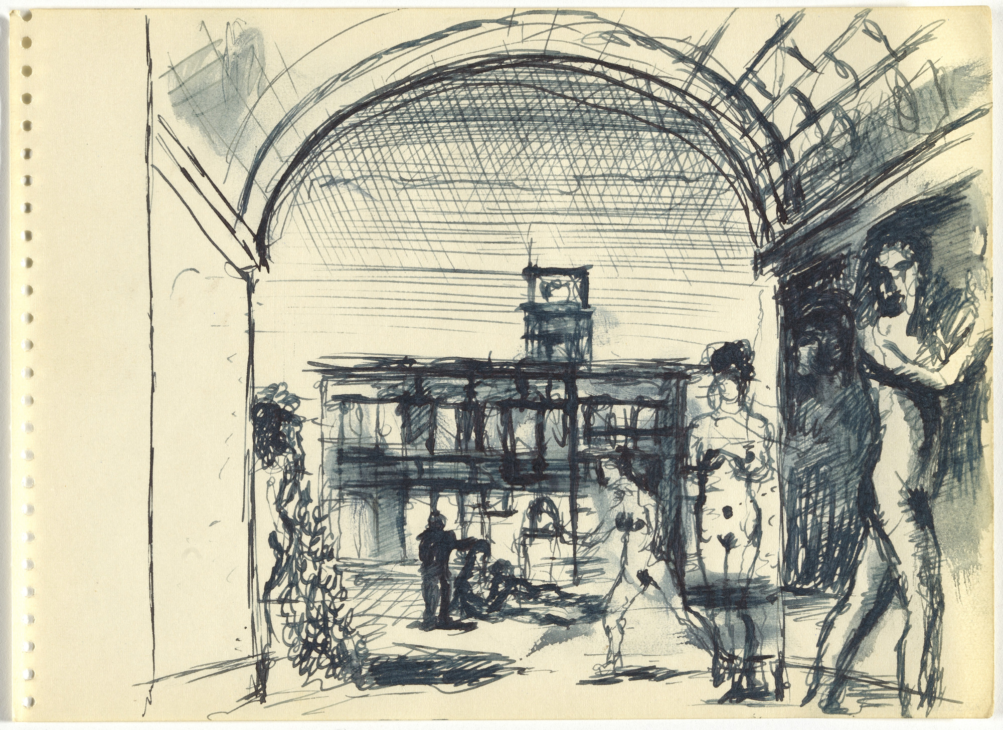 Paul Delvaux. Sketchbook