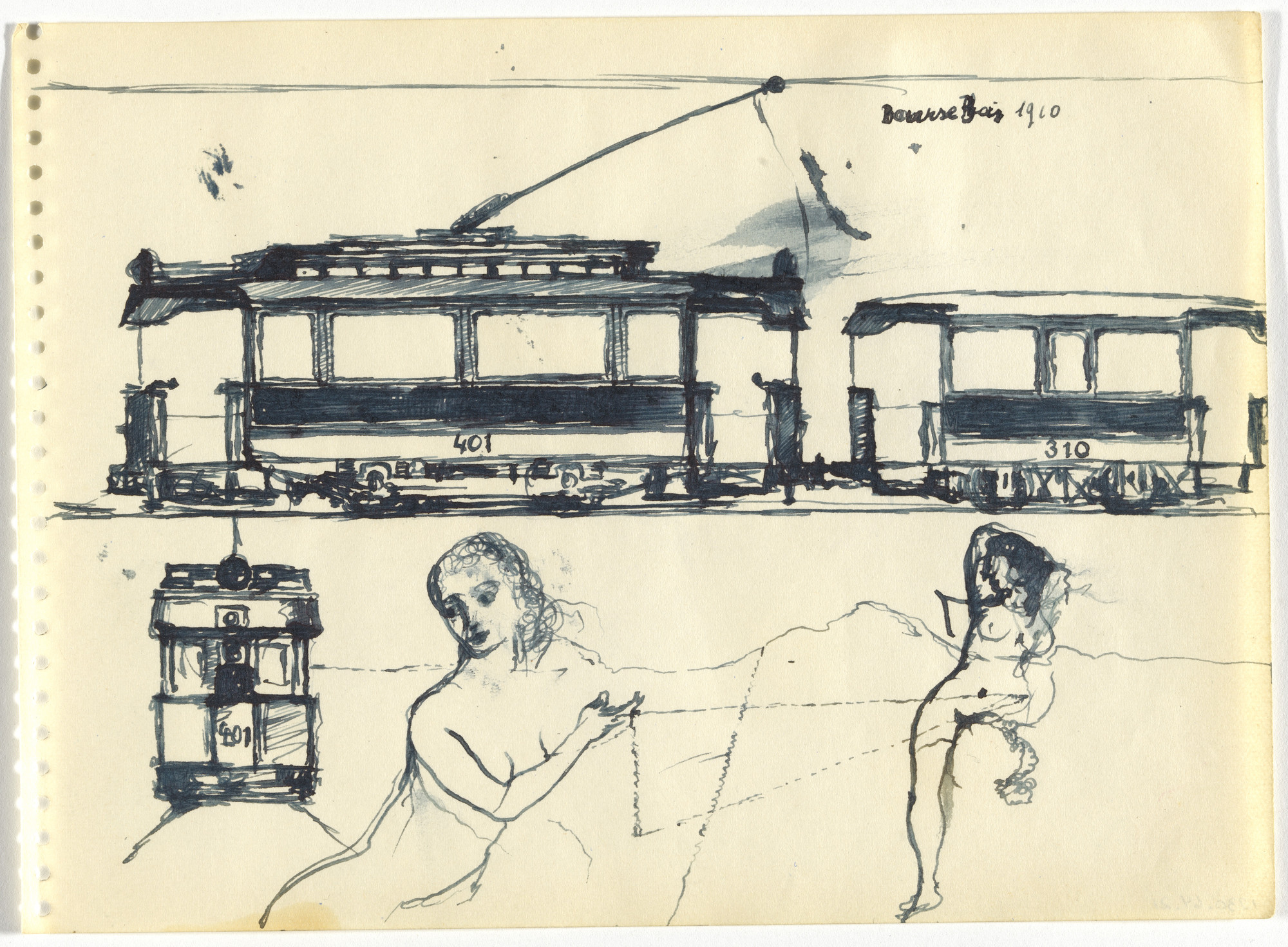 Paul Delvaux. Sketchbook
