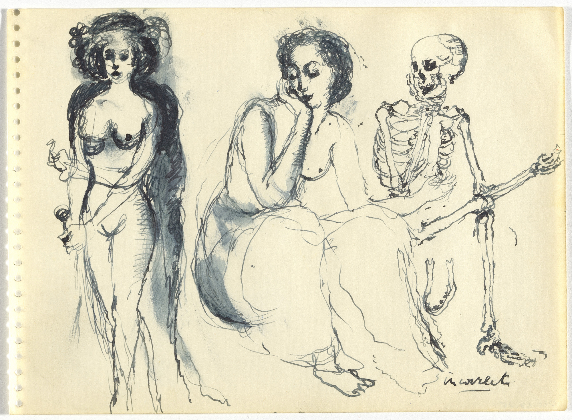 Paul Delvaux. Sketchbook