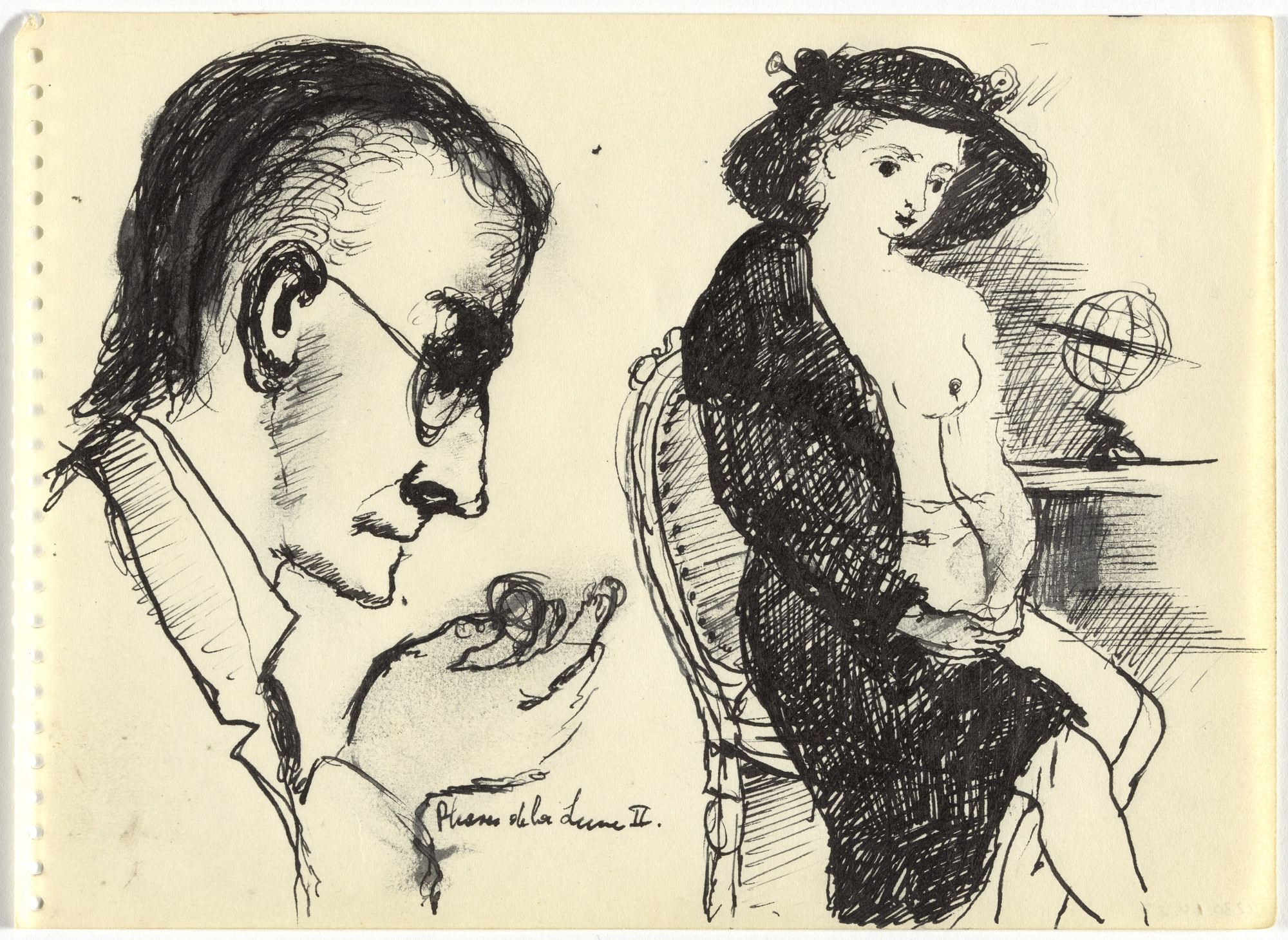 Paul Delvaux. Sketchbook