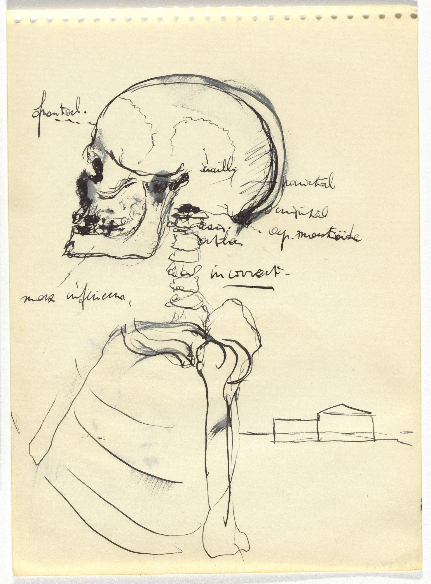 Paul Delvaux. Sketchbook