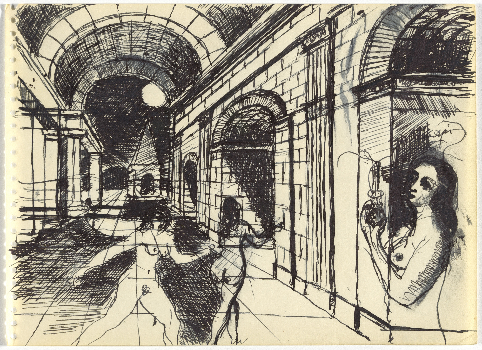 Paul Delvaux. Sketchbook