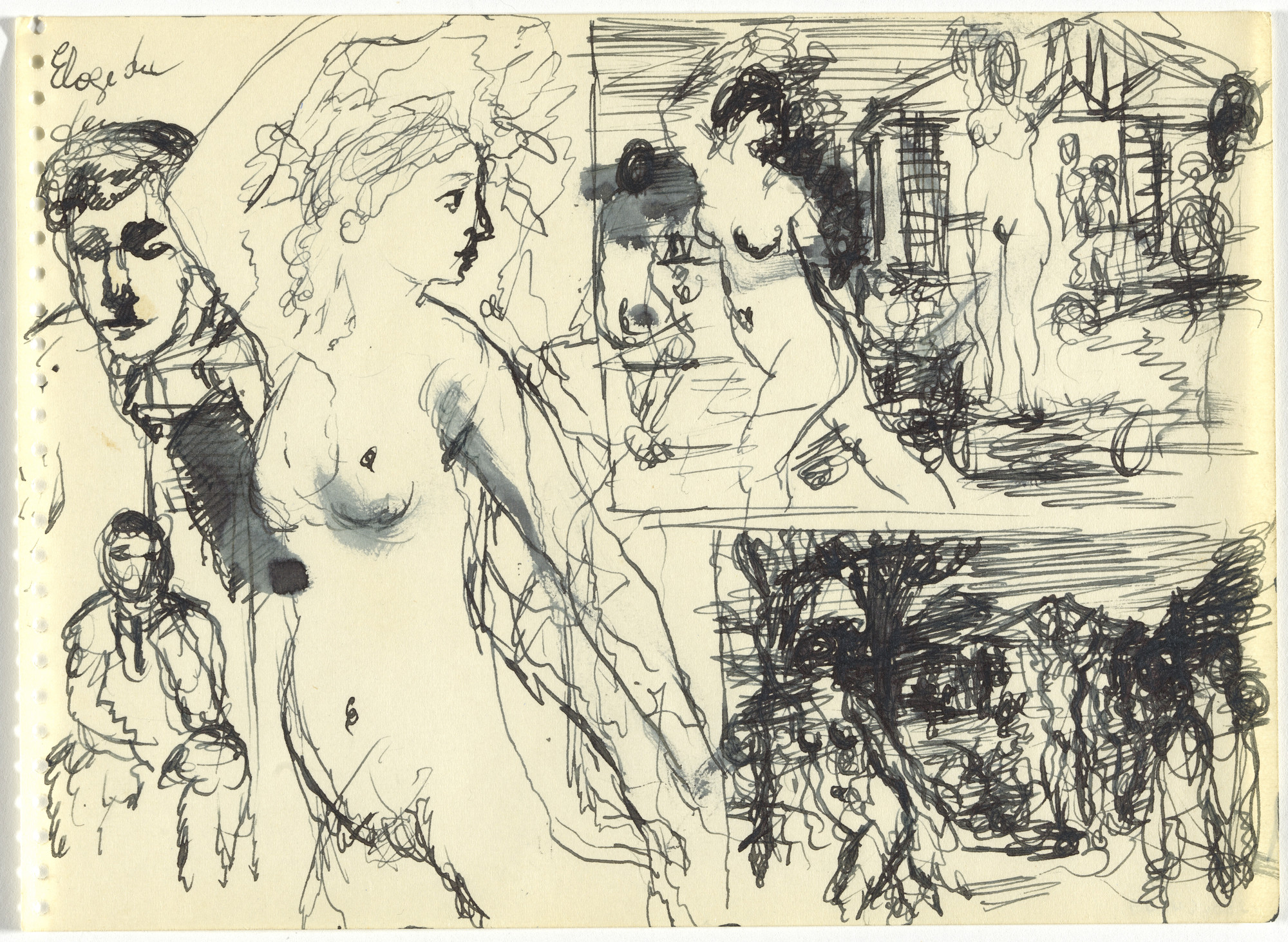 Paul Delvaux. Sketchbook