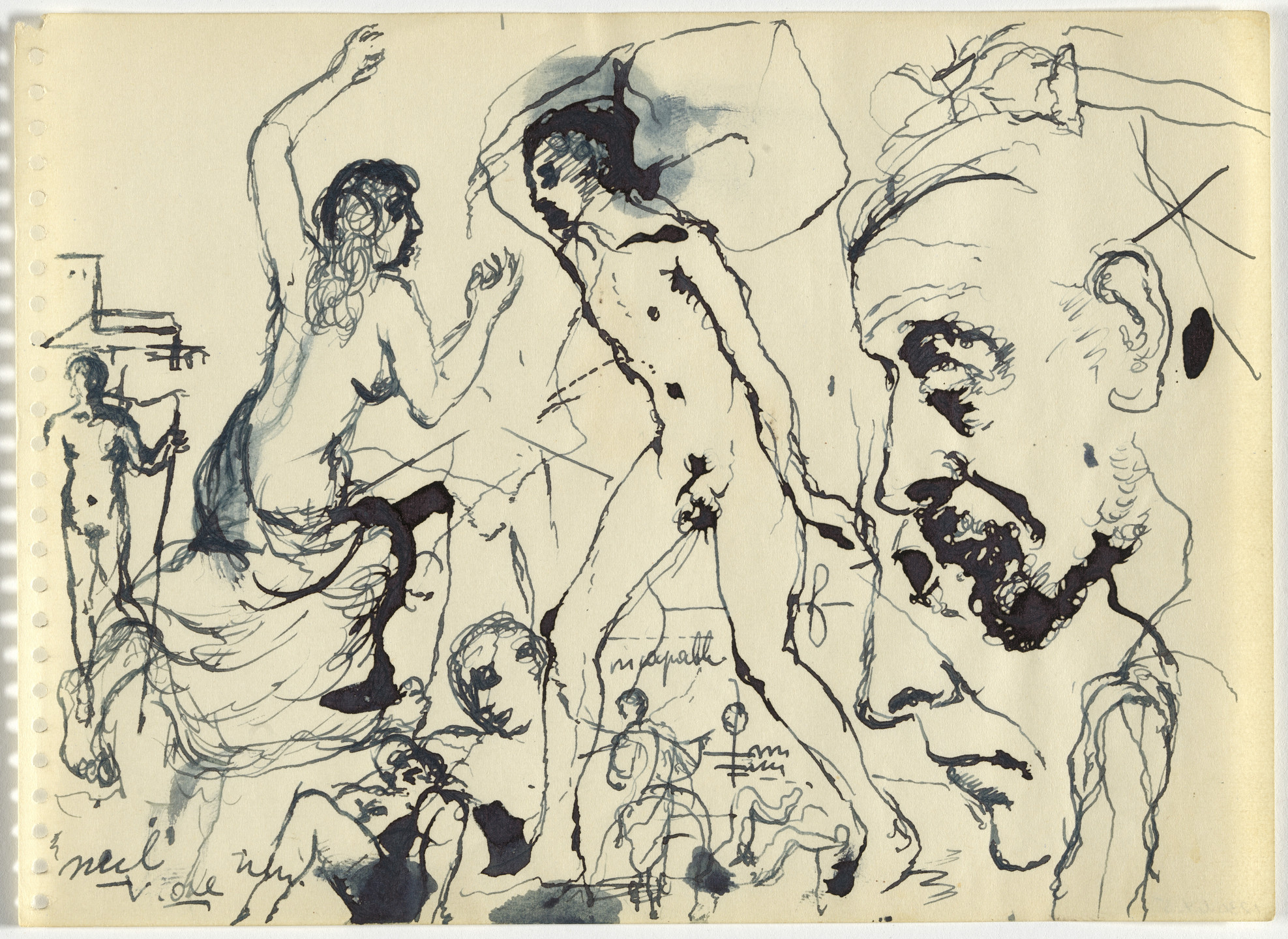 Paul Delvaux. Sketchbook. c. 1939-44