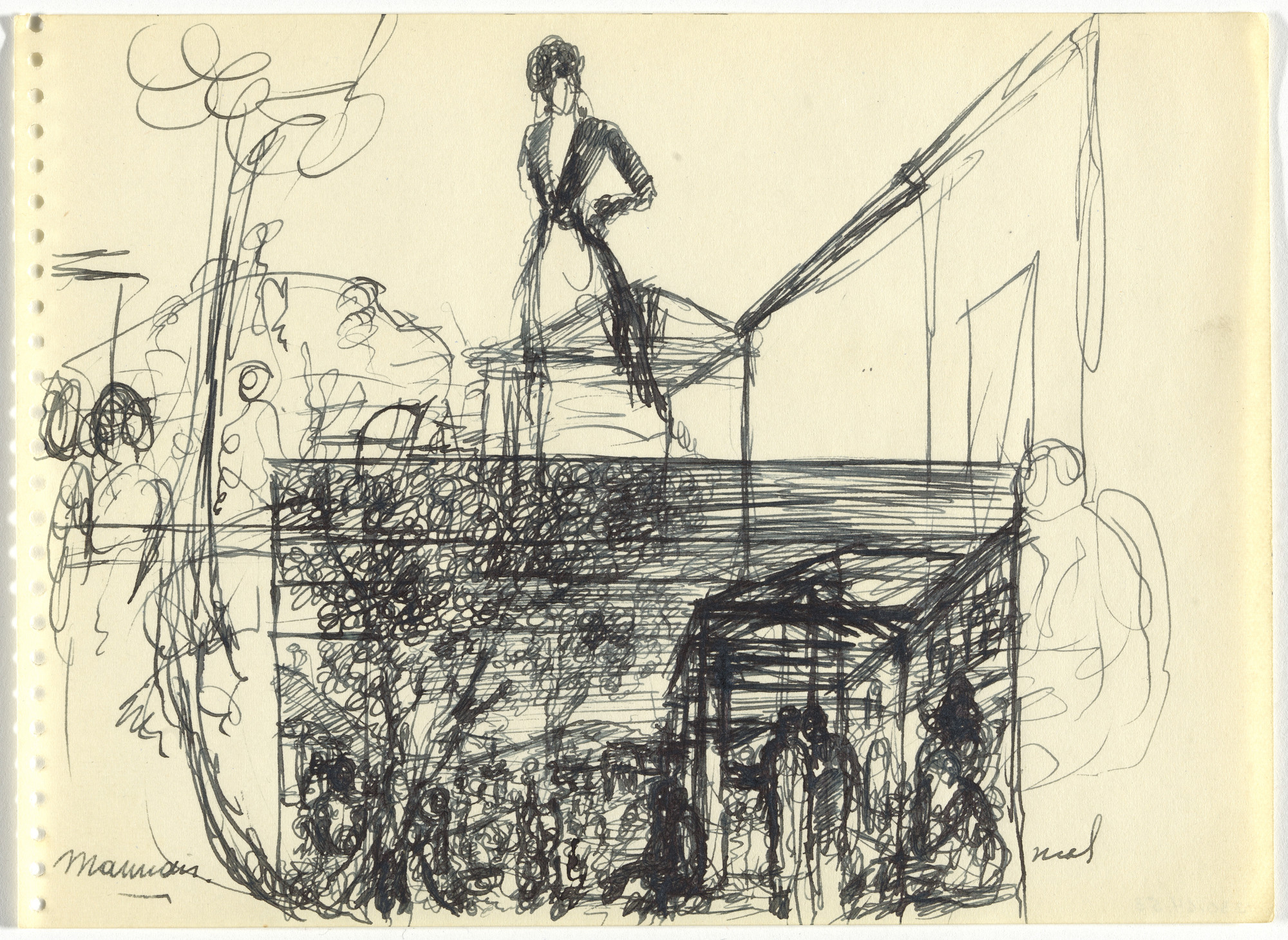 Paul Delvaux. Sketchbook