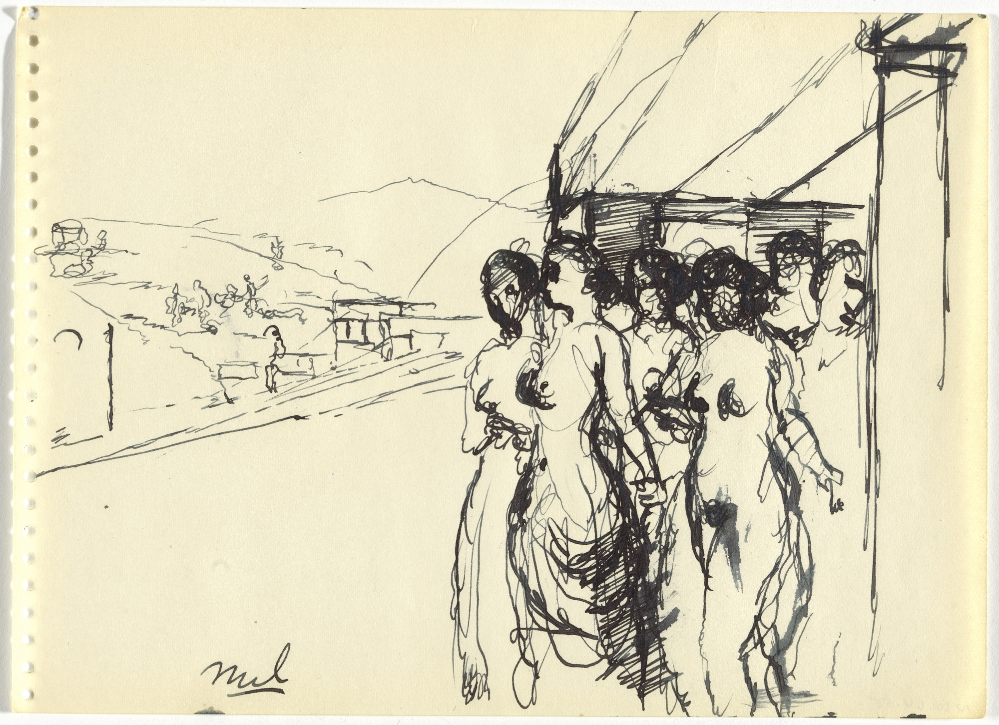 Paul Delvaux. Sketchbook