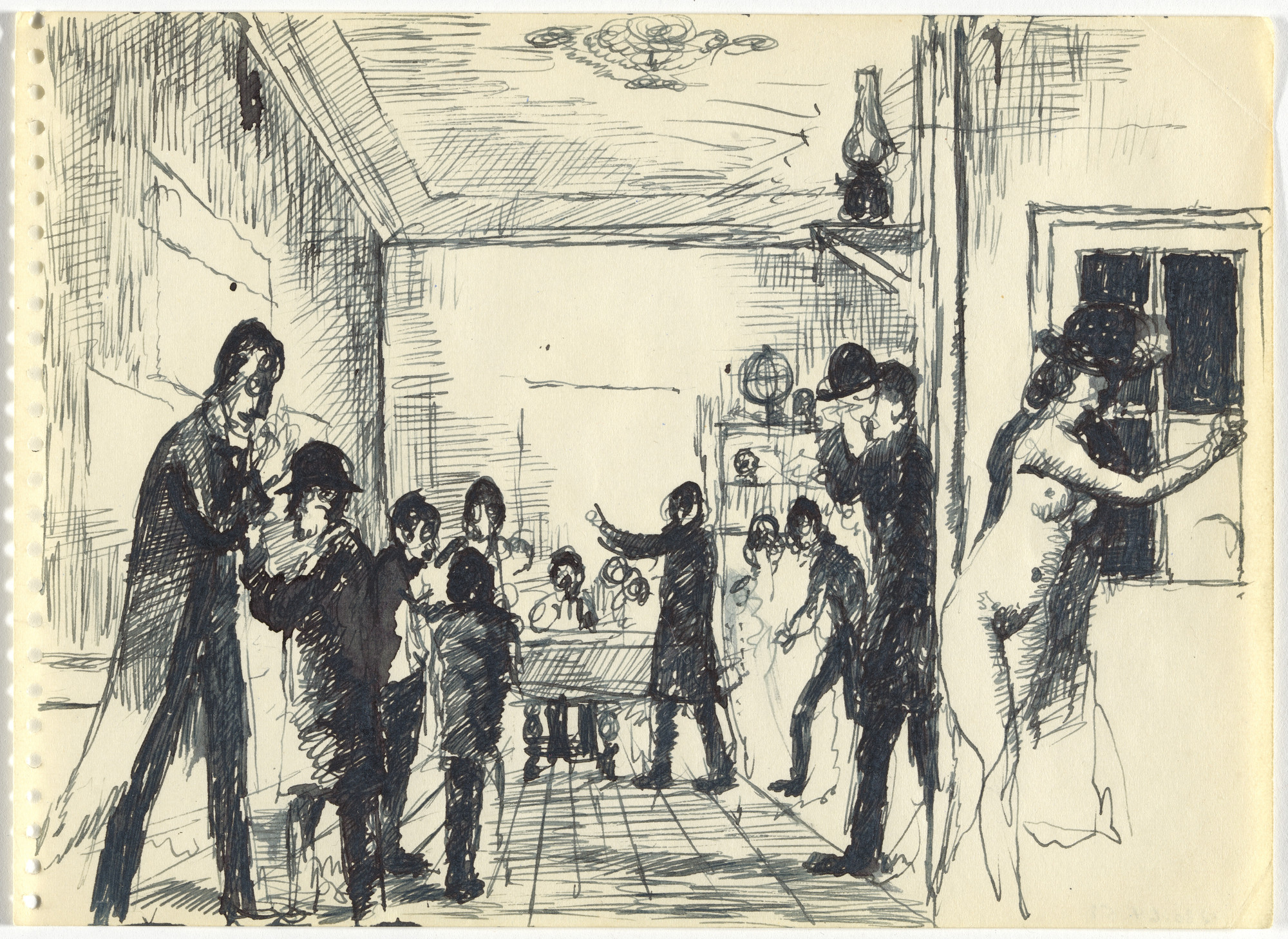 Paul Delvaux. Sketchbook