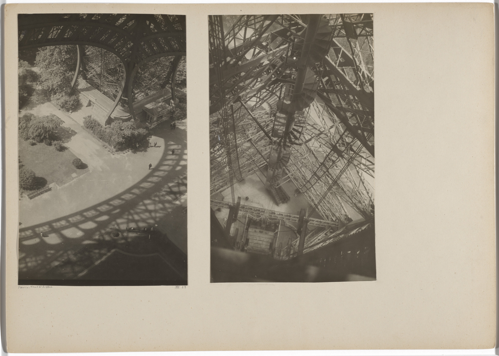 Josef Albers. Paris, Eiffel Tower. August 1929/1932