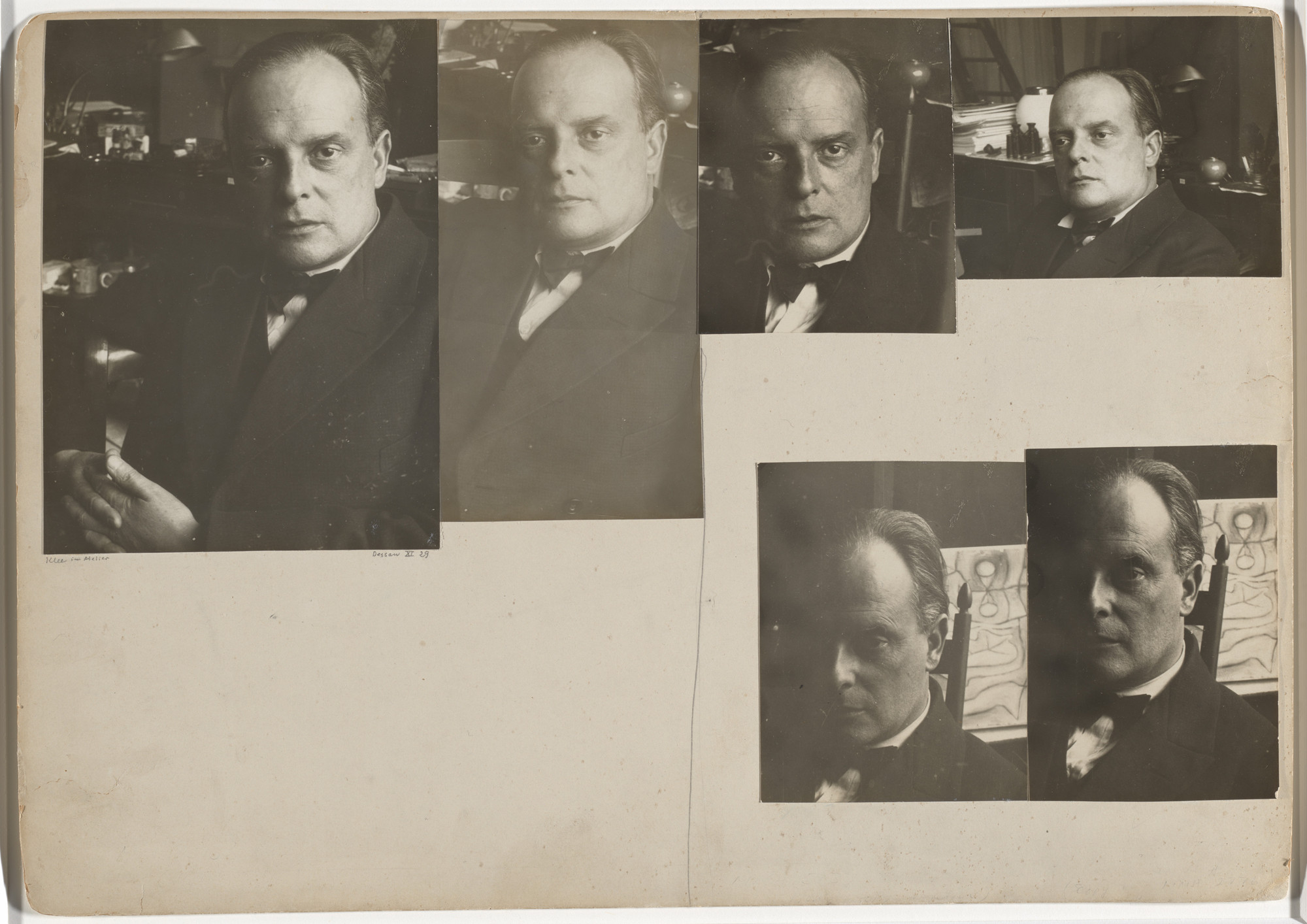 Josef Albers. Klee in ​His Studio, Dessau. November 1929/1932