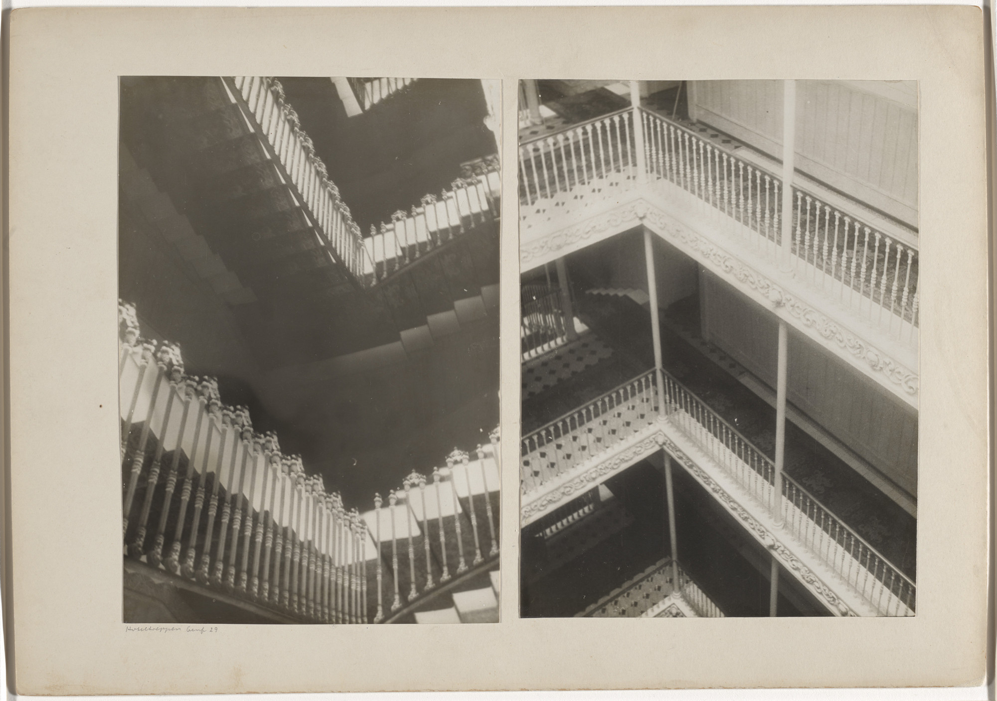 Josef Albers. Hotel Staircase, Geneva. 1929/1932