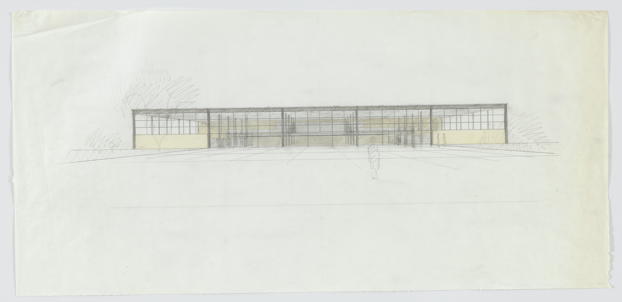 Ludwig Mies van der Rohe. Illinois Institute of Technology, S.R. Crown Hall, Chicago, IL