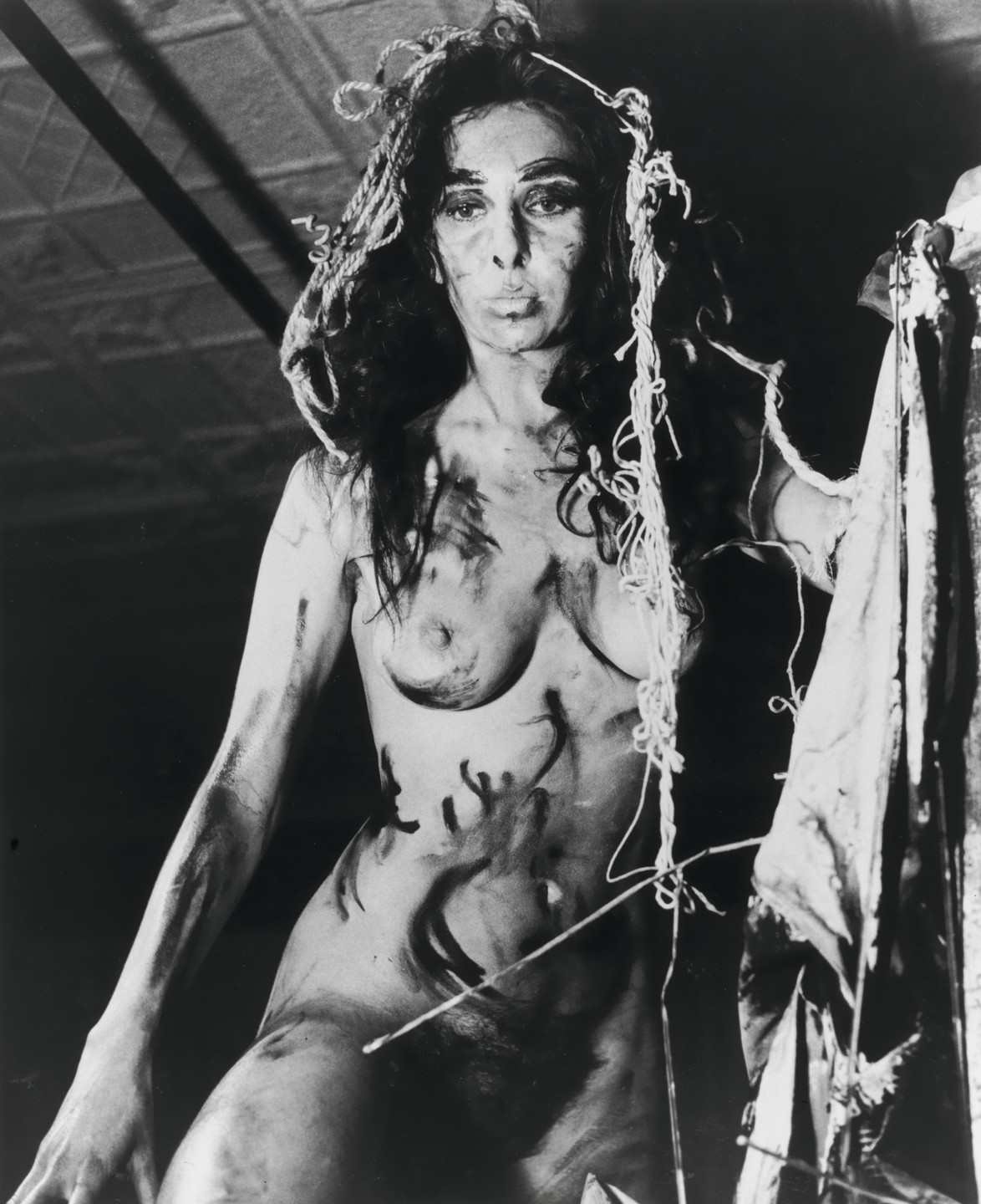 Carolee Schneemann. Eye Body #10 from Eye Body: 36 Transformative Actions for Camera. 1963