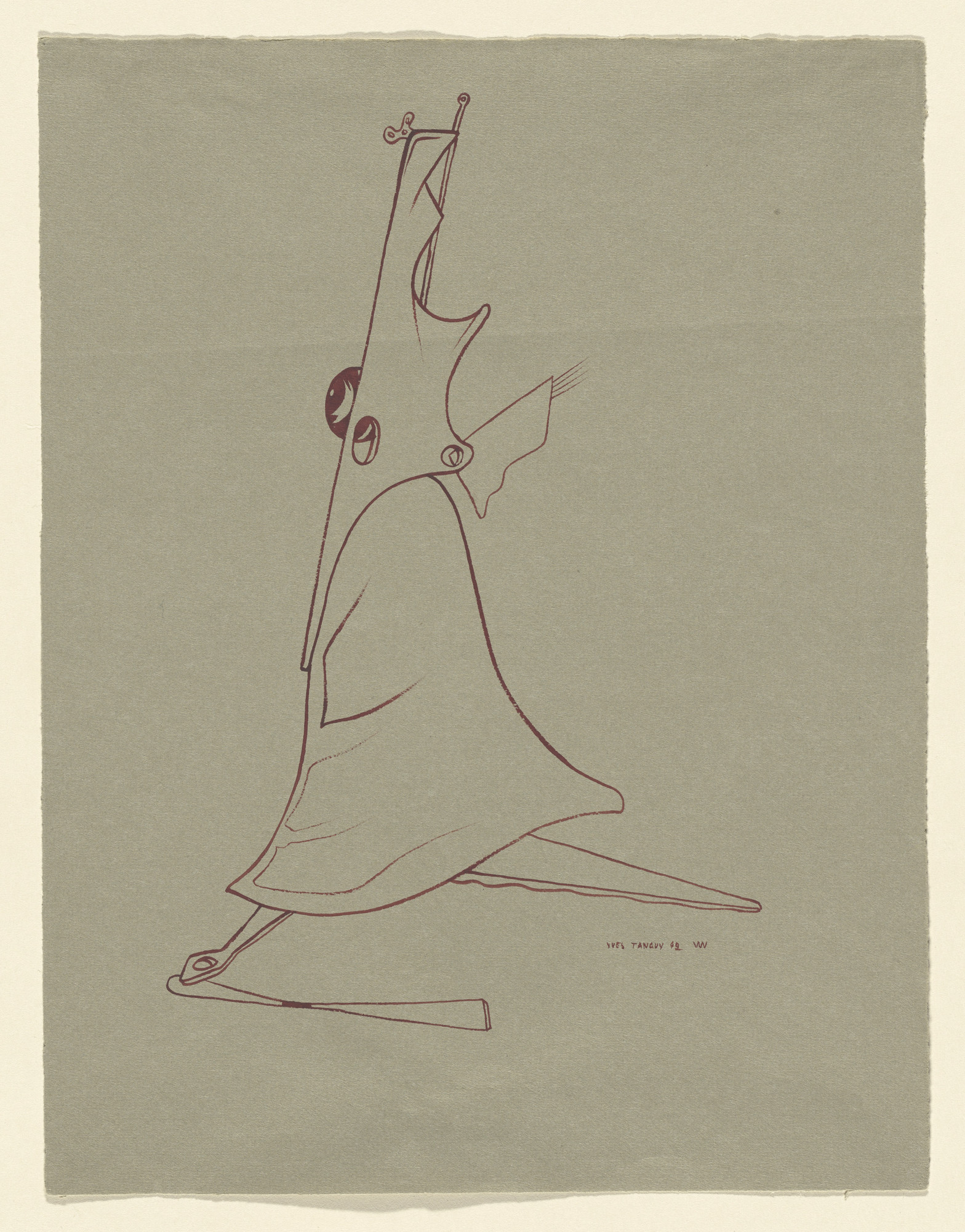 Yves Tanguy. Untitled