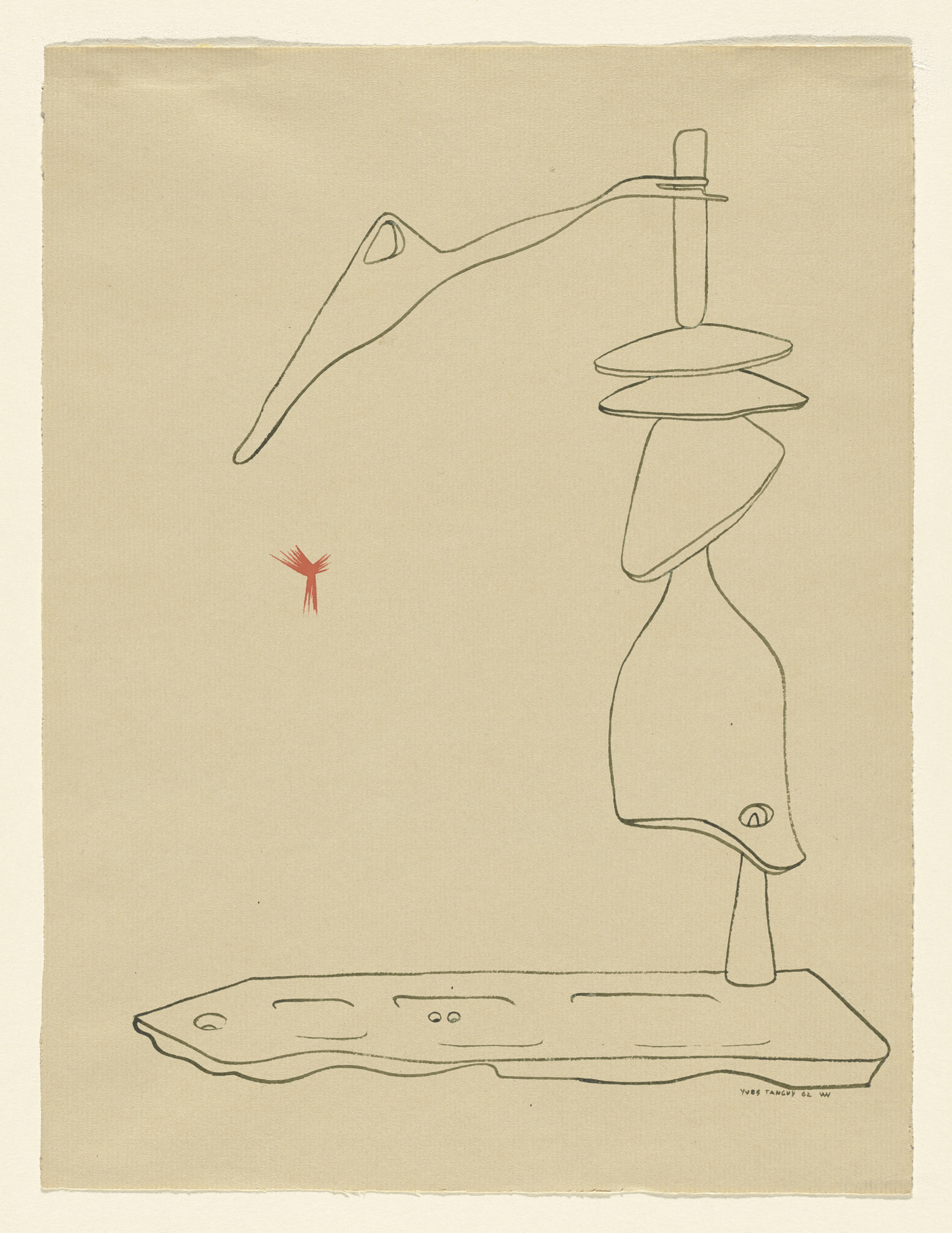 Yves Tanguy. Untitled
