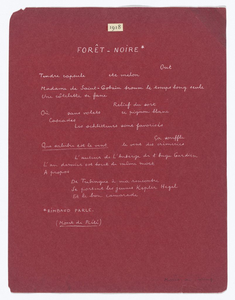 .a: Forêt - Noire (1918), .b: Poses Fatales (1919)