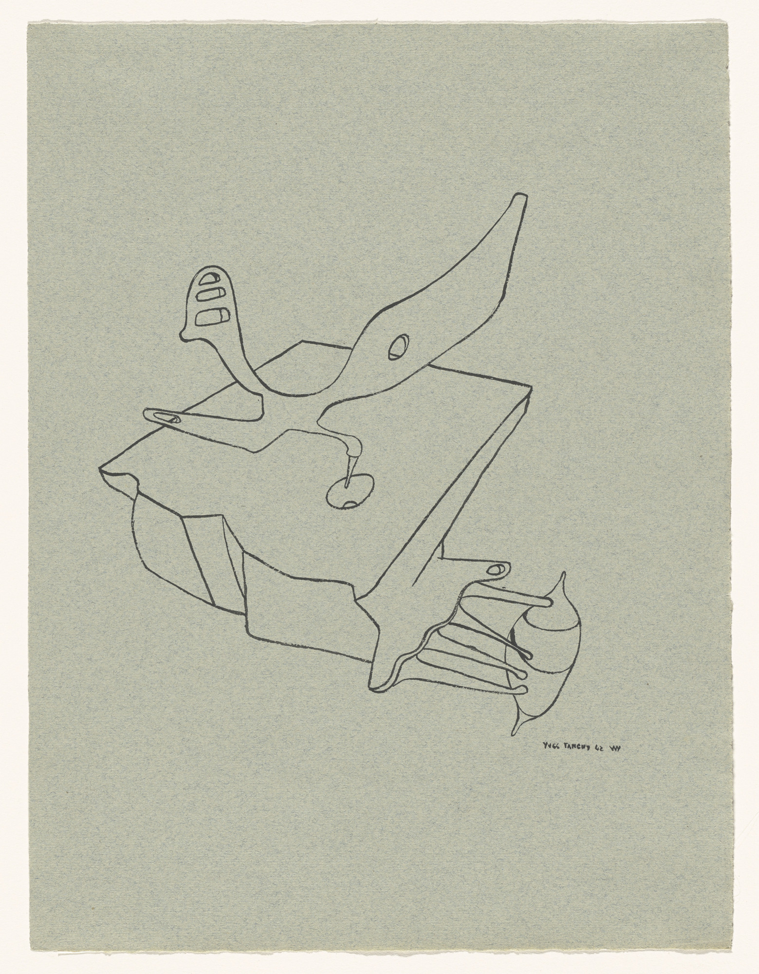 Yves Tanguy. Untitled