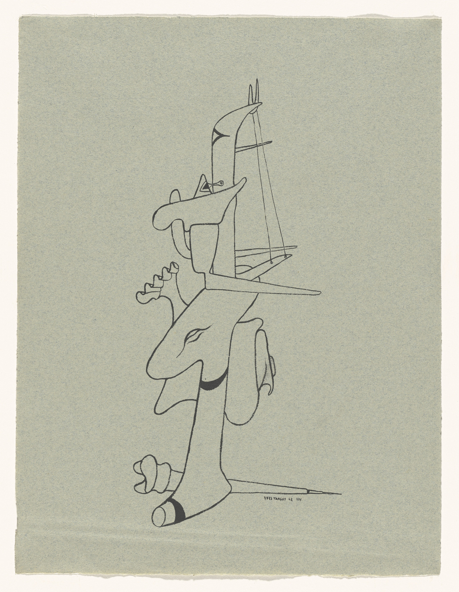 Yves Tanguy. Untitled