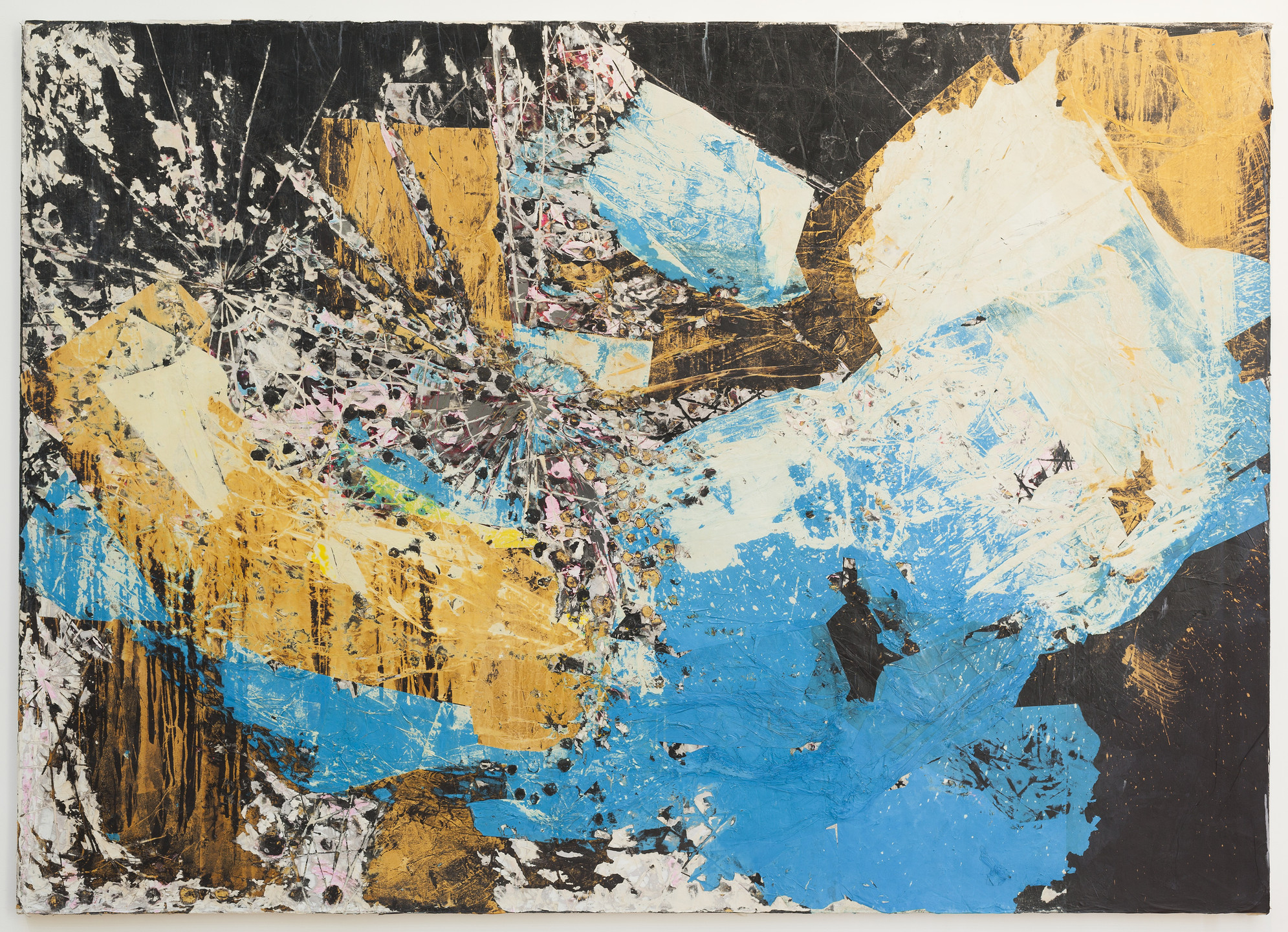 Mark Bradford. Let&#39;s Walk to the Middle of the Ocean. 2015