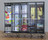 Simon Denny. Modded Server-Rack Display with Some Interpretations of David Darchicourt Designs for NSA Defense Intelligence. 2015