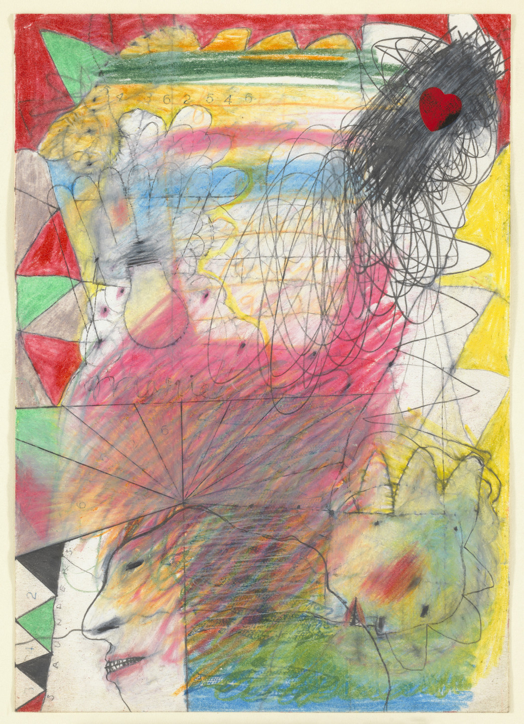 Raymond Saunders. Light Up. 1970