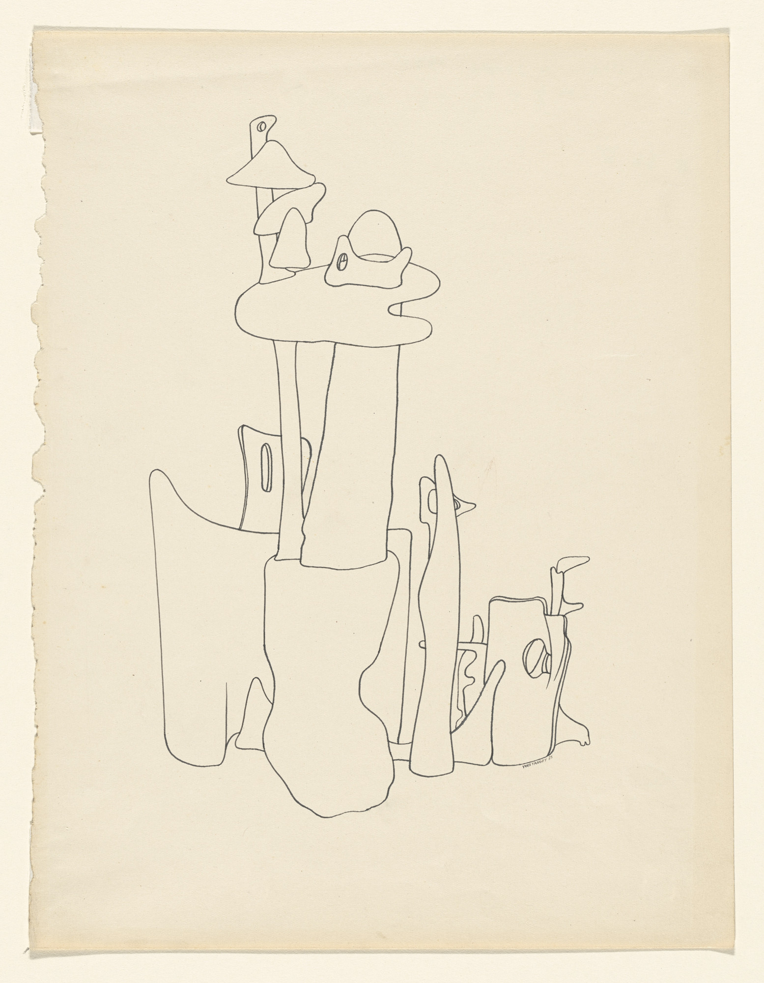Yves Tanguy. Untitled