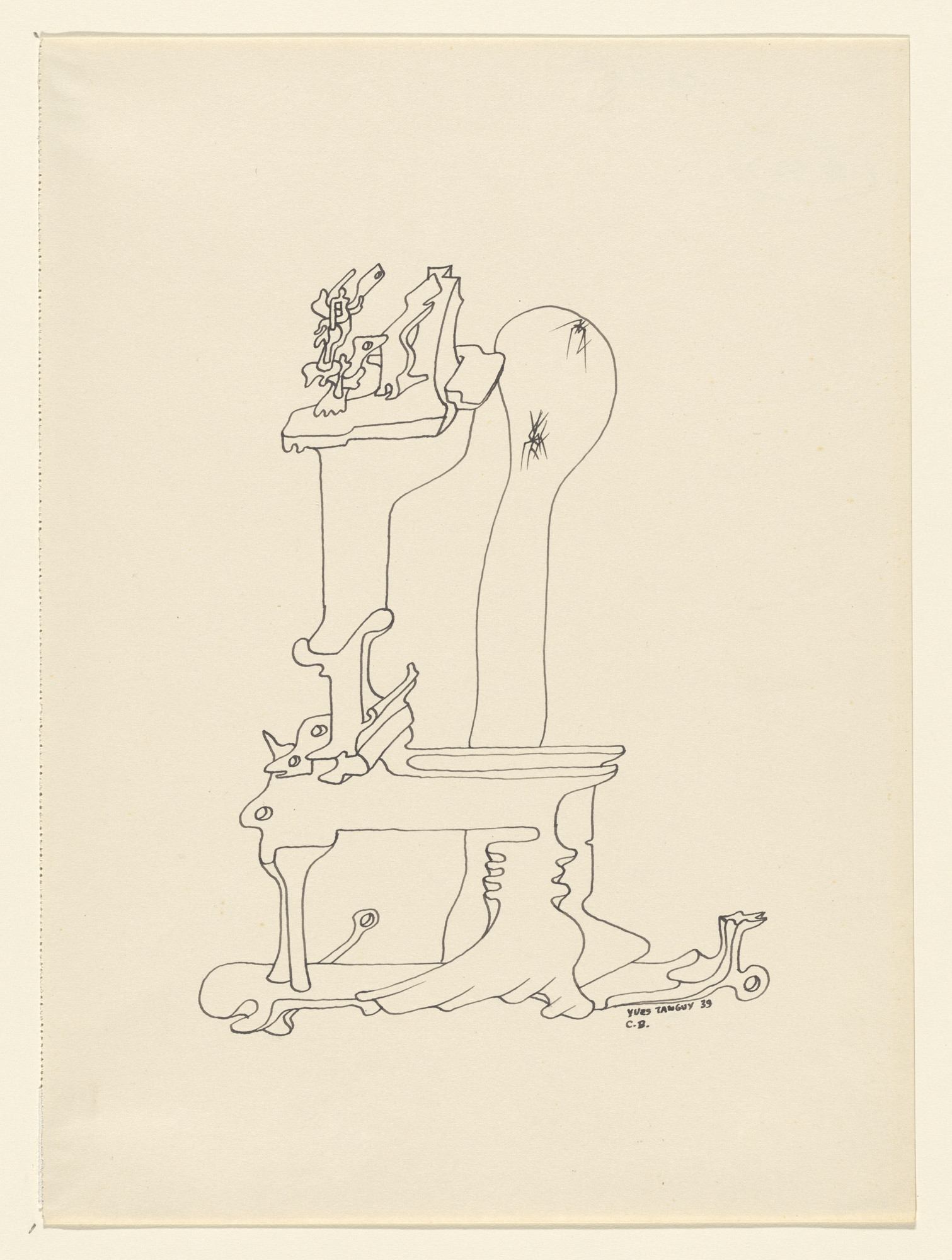 Yves Tanguy. Untitled
