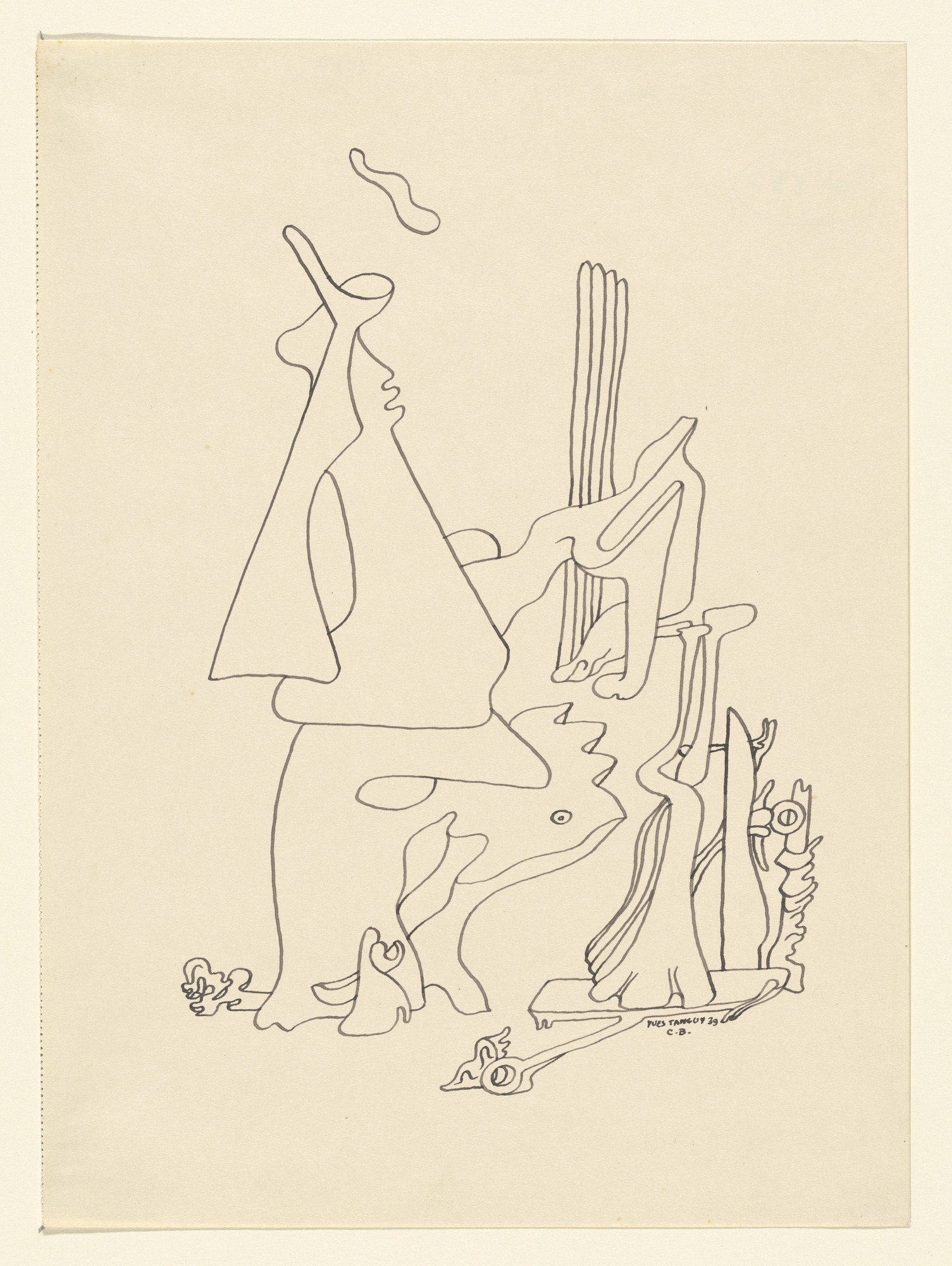 Yves Tanguy. Untitled