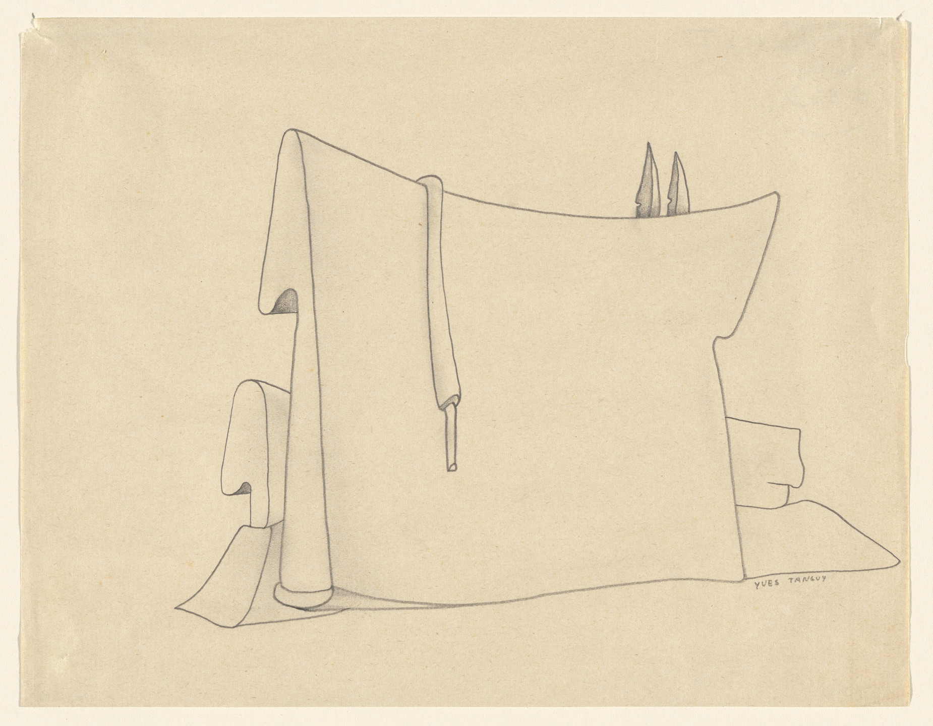 Yves Tanguy. Untitled. n.d.