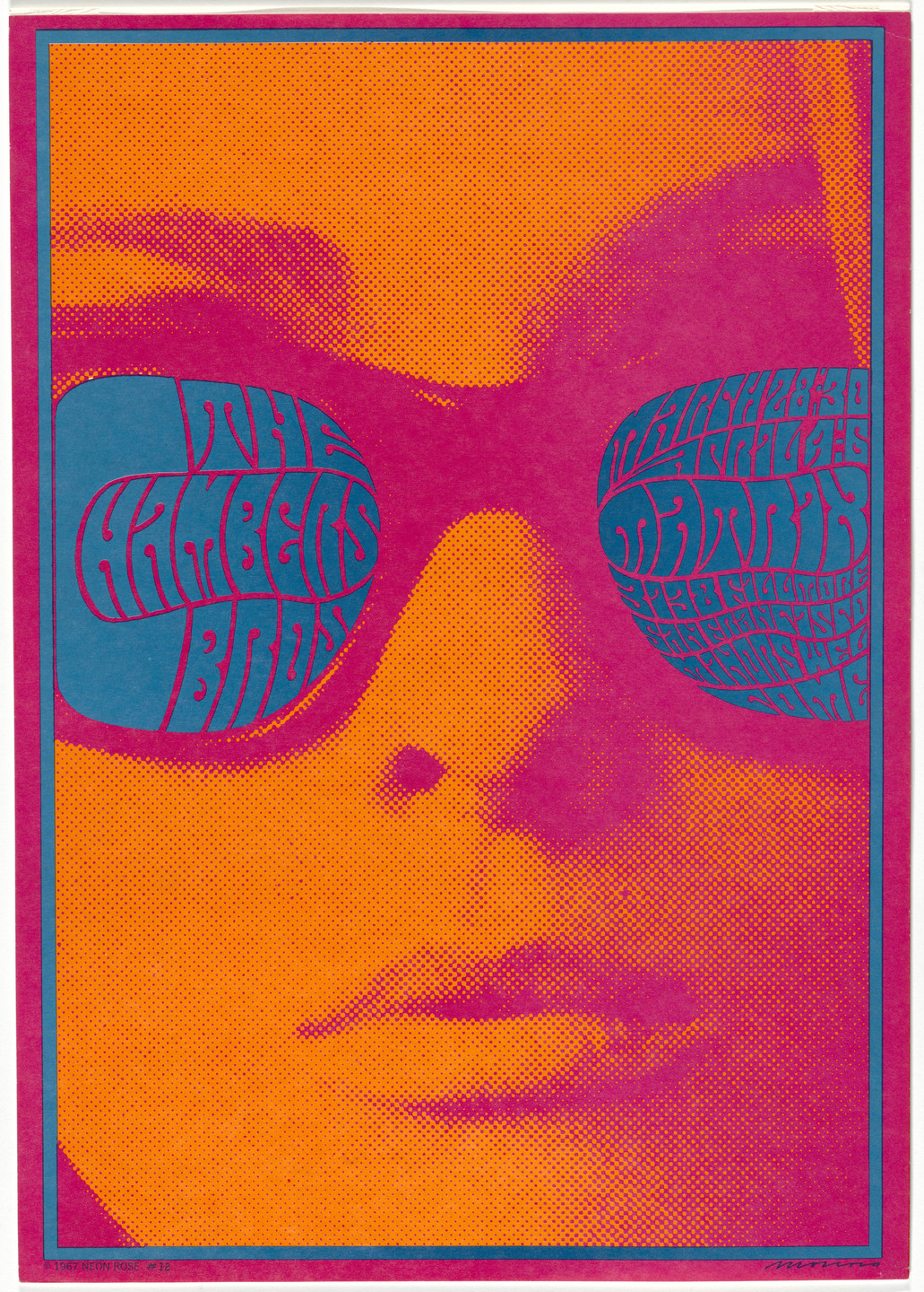 Victor Moscoso. The Chambers Brothers. 1967