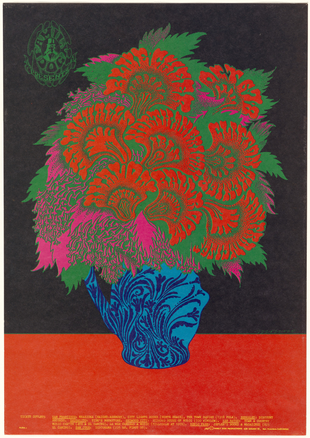 Victor Moscoso. Blue Cheer, Lee Michaels, Clifton Chenier. 1967
