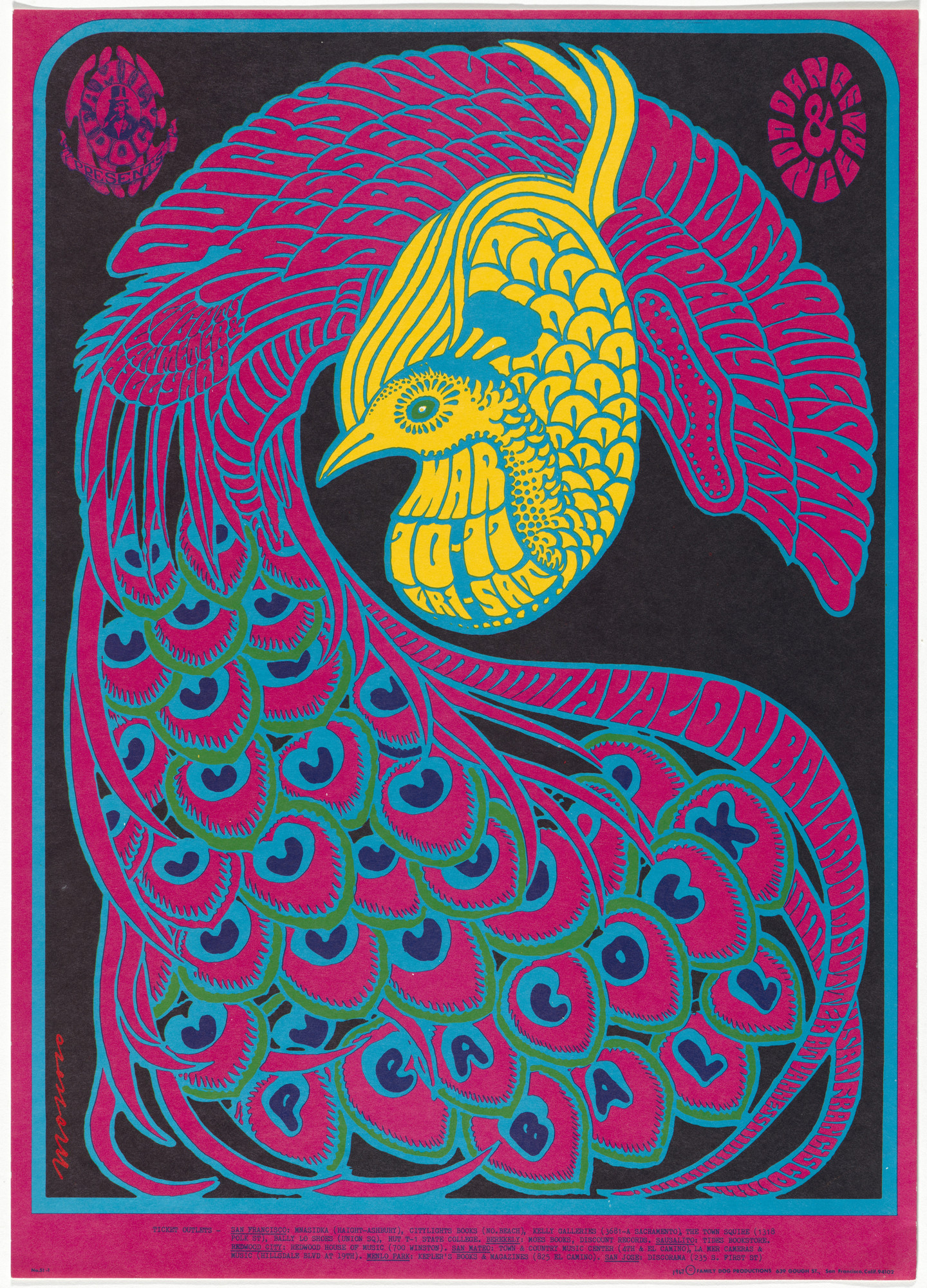 Victor Moscoso. Quicksilver Messenger Service, Miller Blues