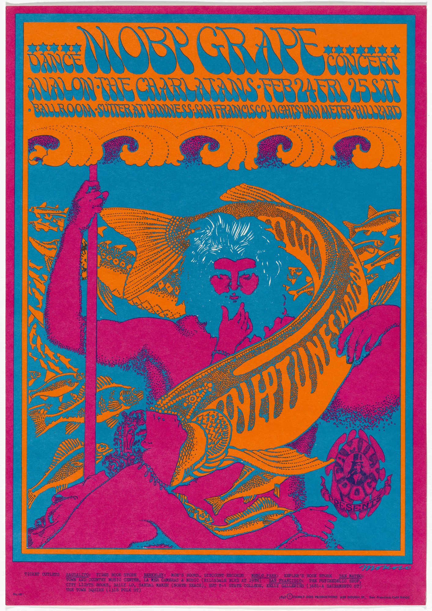 1967 familydog Victor Moscoso ビンテージ ポスター 1967 familydog Victor Moscoso ビンテージ ポスター - メルカリ