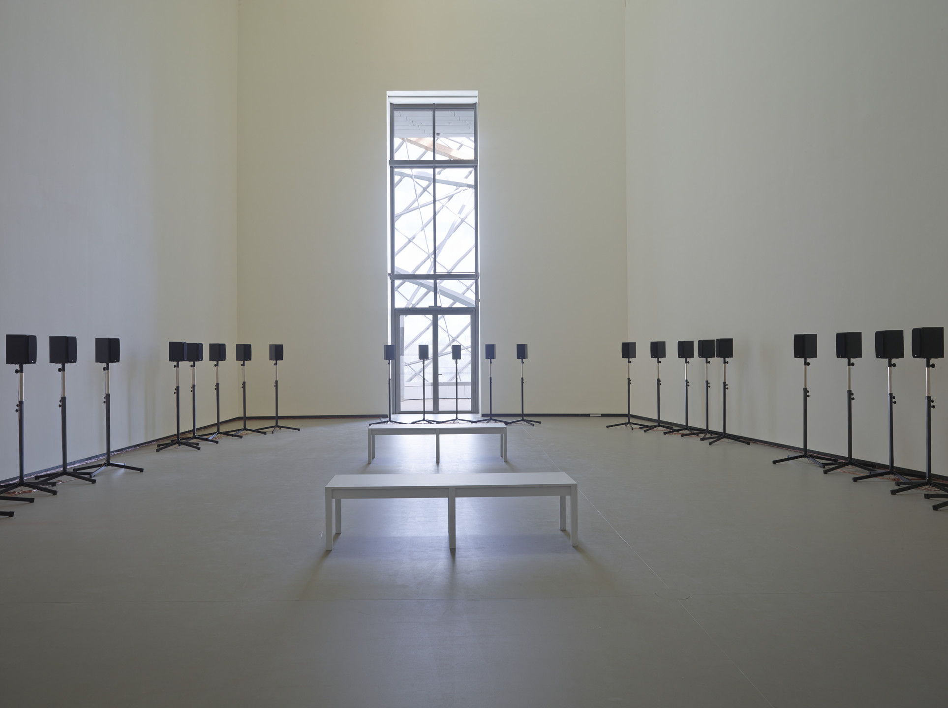 Janet Cardiff. The Forty Part Motet (A reworking of “Spem in Alium,” by Thomas Tallis 1556). 2001