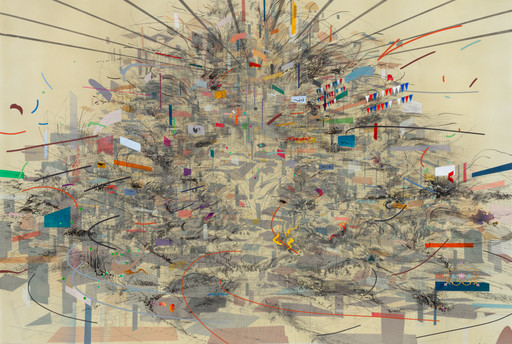 Julie Mehretu. Empirical Construction, Istanbul. 2003