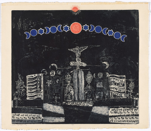 Betye Saar. Lo, The Mystique City. 1965