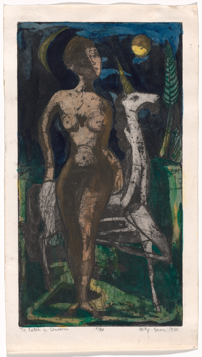 Betye Saar. To Catch a Unicorn. 1960