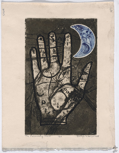 Betye Saar. The Palmistry Chart. 1965