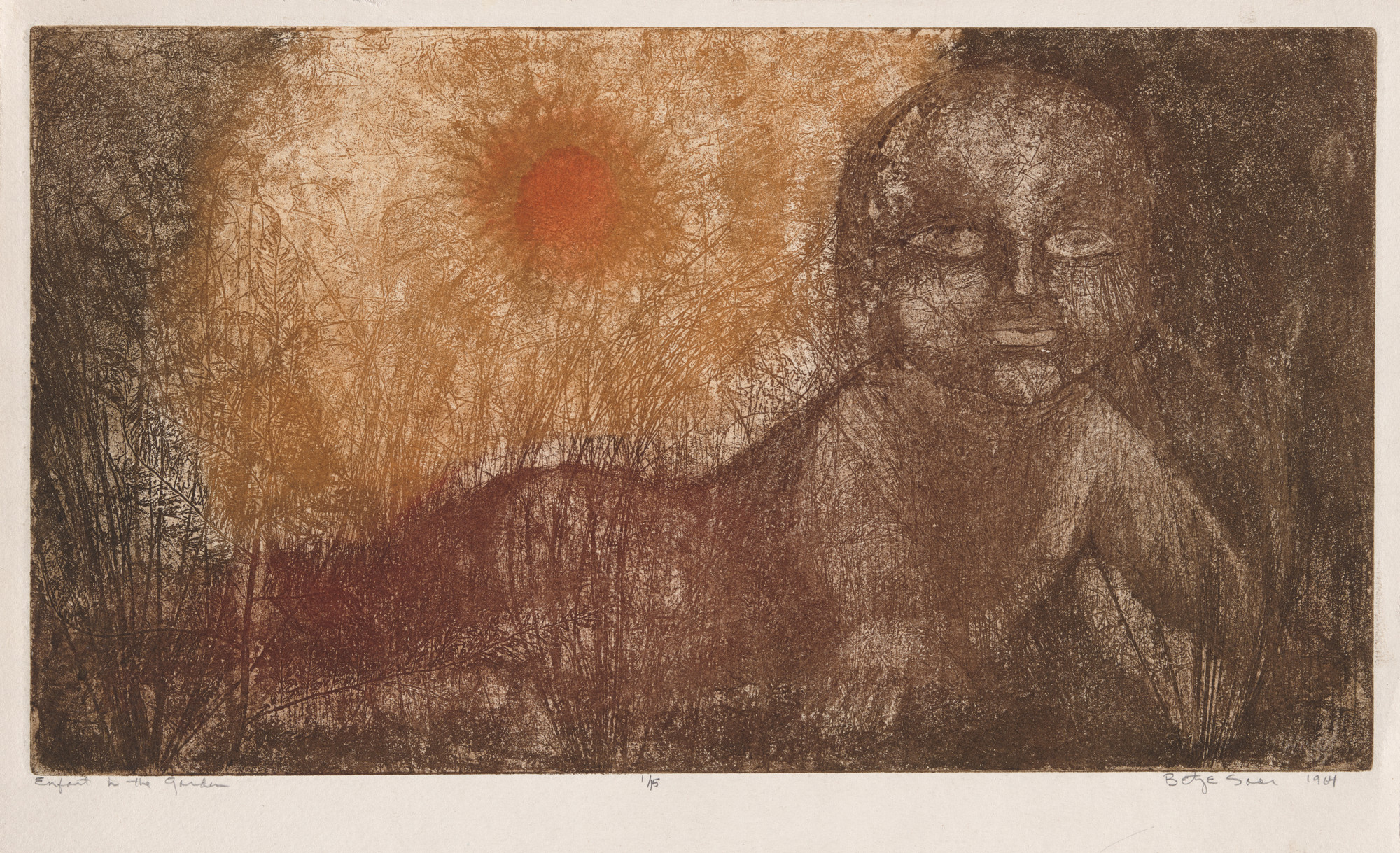 Betye Saar. Enfant in the Garden. 1964