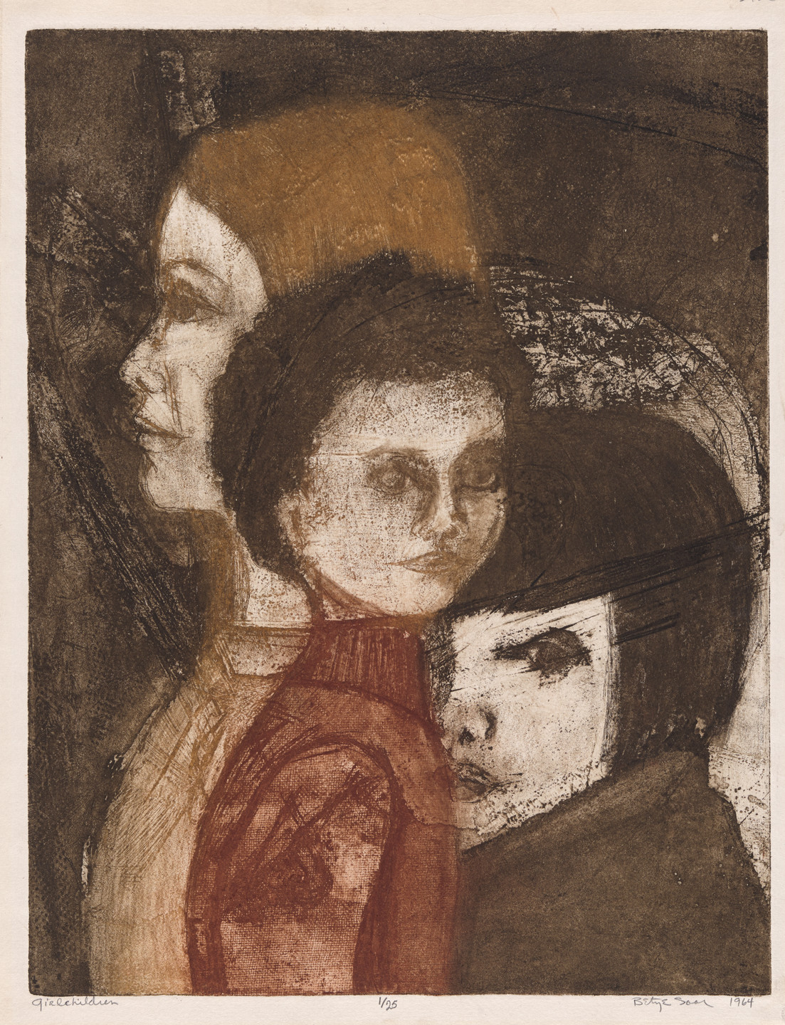 Betye Saar. Girl Children. 1964