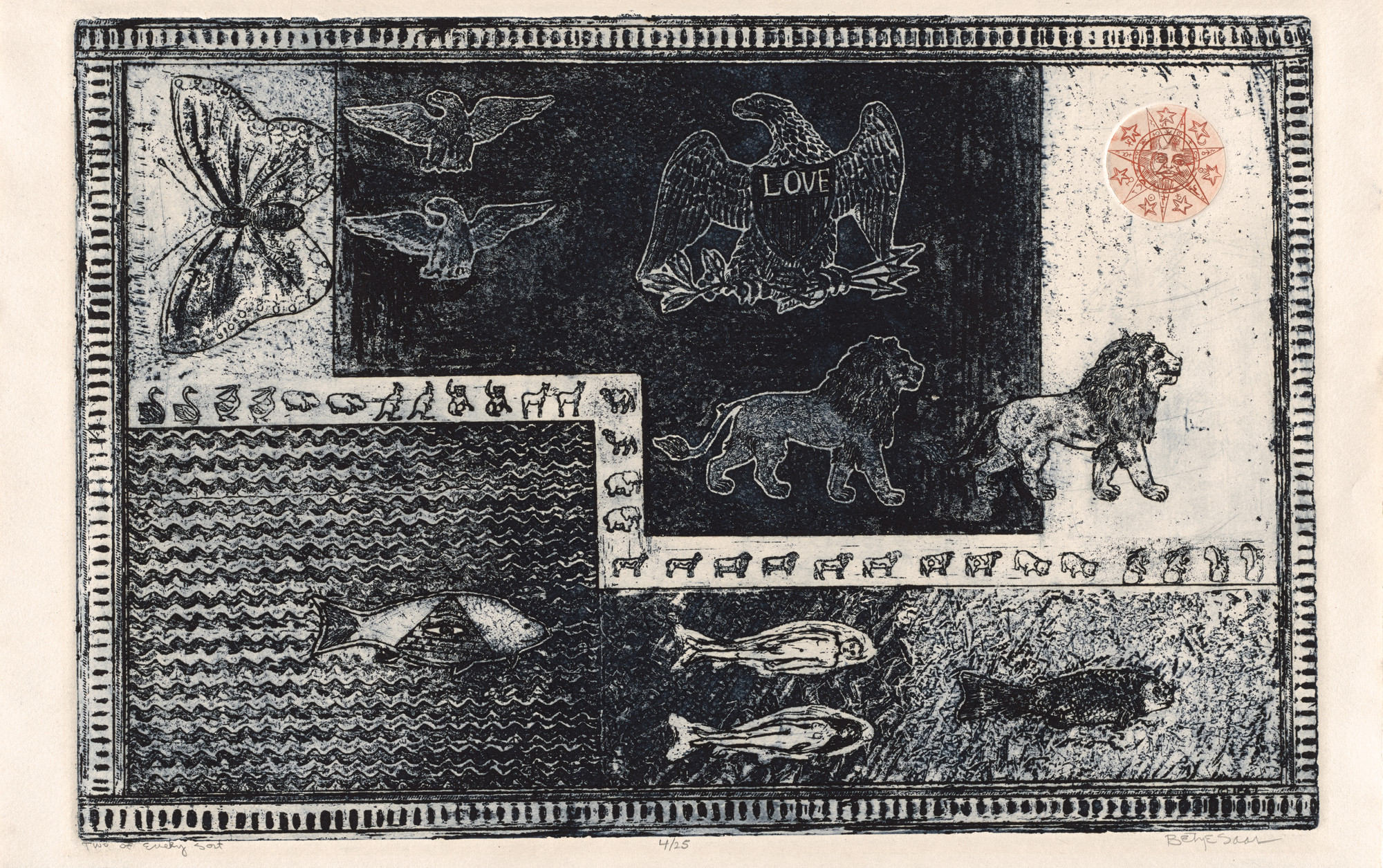 Betye Saar. Two of Every Sort. c. 1966
