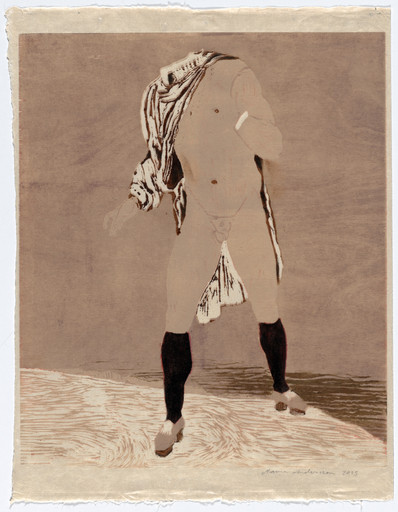 Headless Man in Stockings