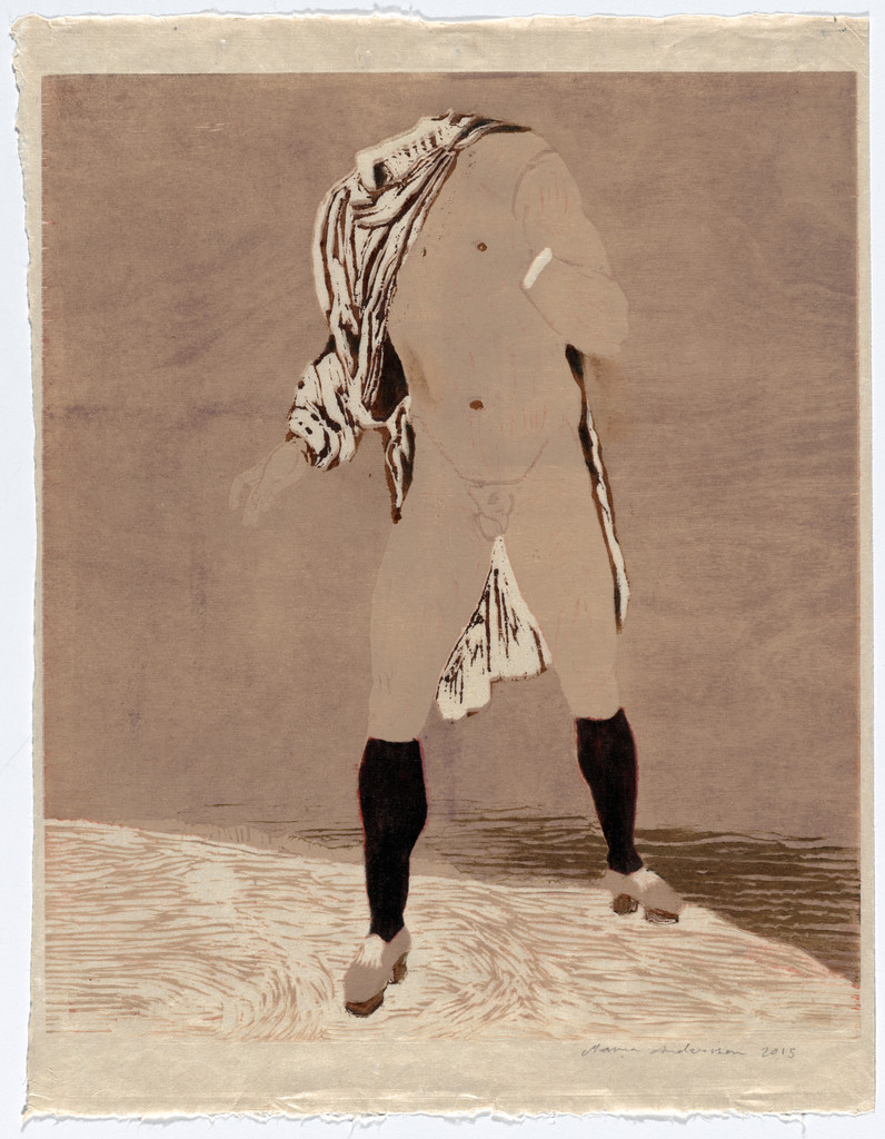 Headless Man in Stockings