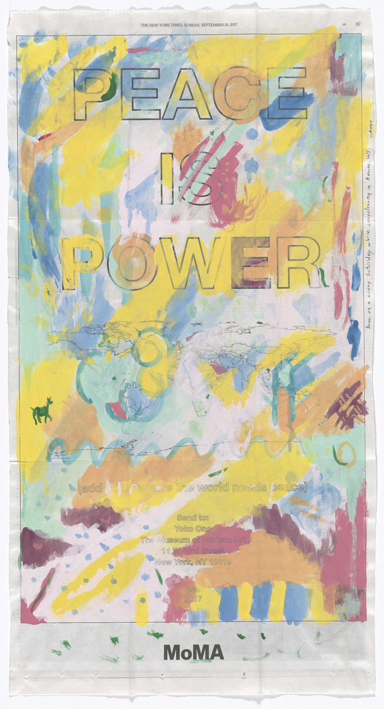 Yoko Ono. Power of Peace. 2017