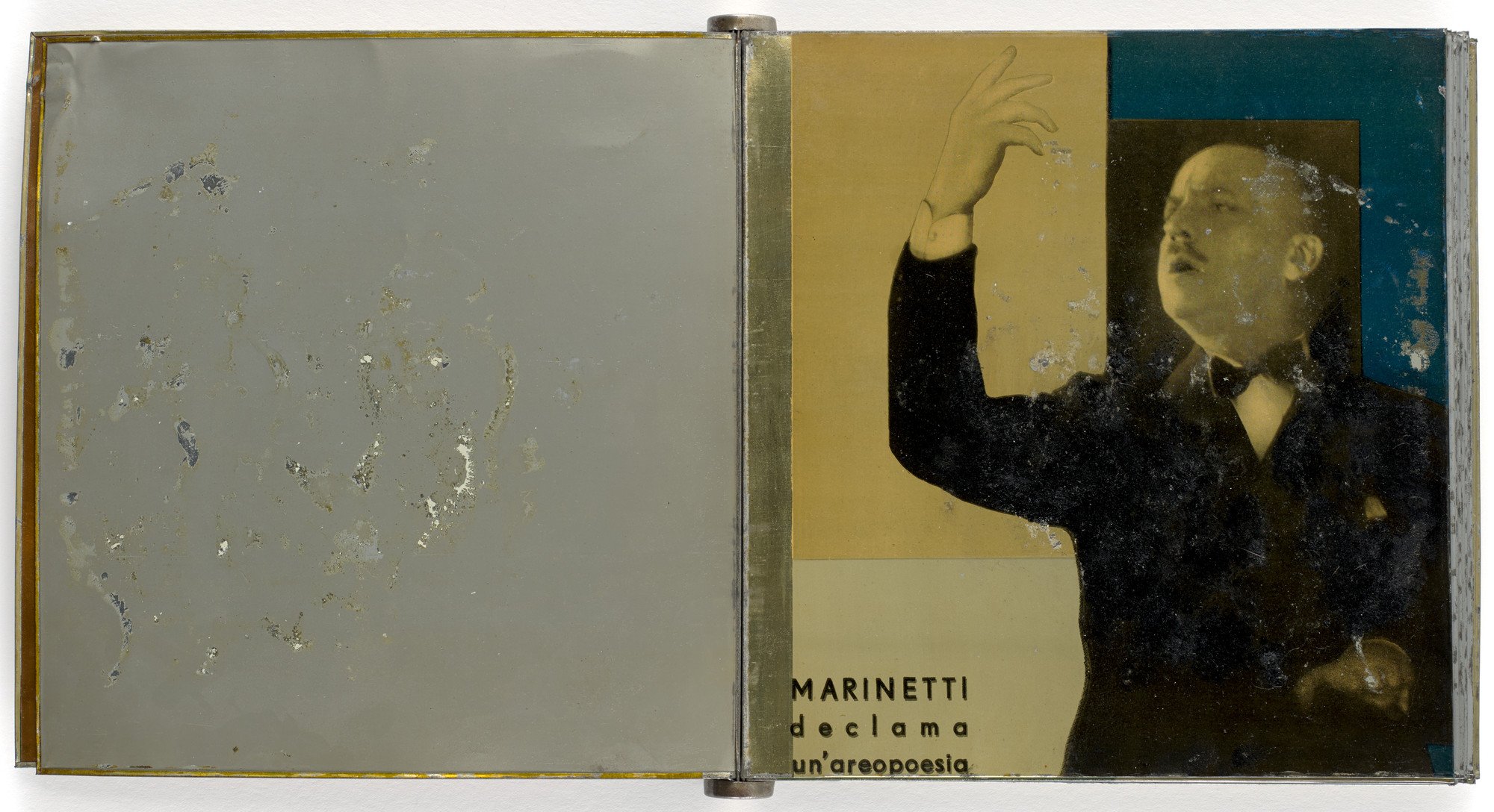 Tullio d'Albisola (Tullio Spartaco Mazzotti). Parole in libertà futuriste, tattili-termiche olfattive (Words in Futurist, Olfactory, Tactile, Thermal Freedom). 1932
