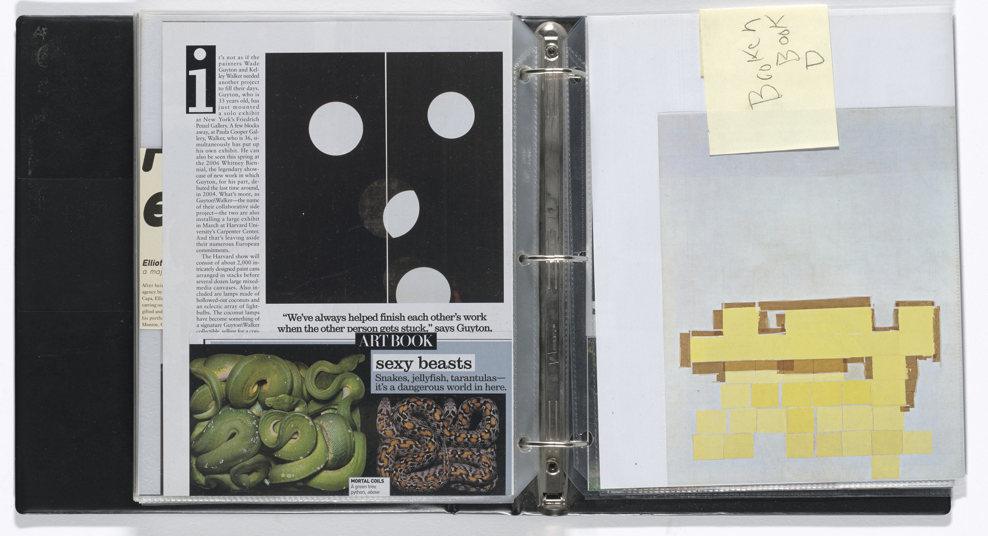 Arthur Jafa. Untitled notebook. 1990–2007