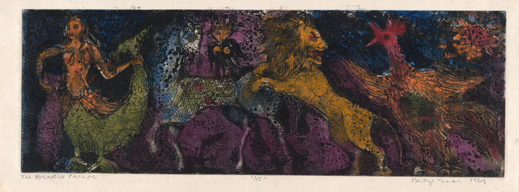 The Beastie Parade, Betye Saar, 1964