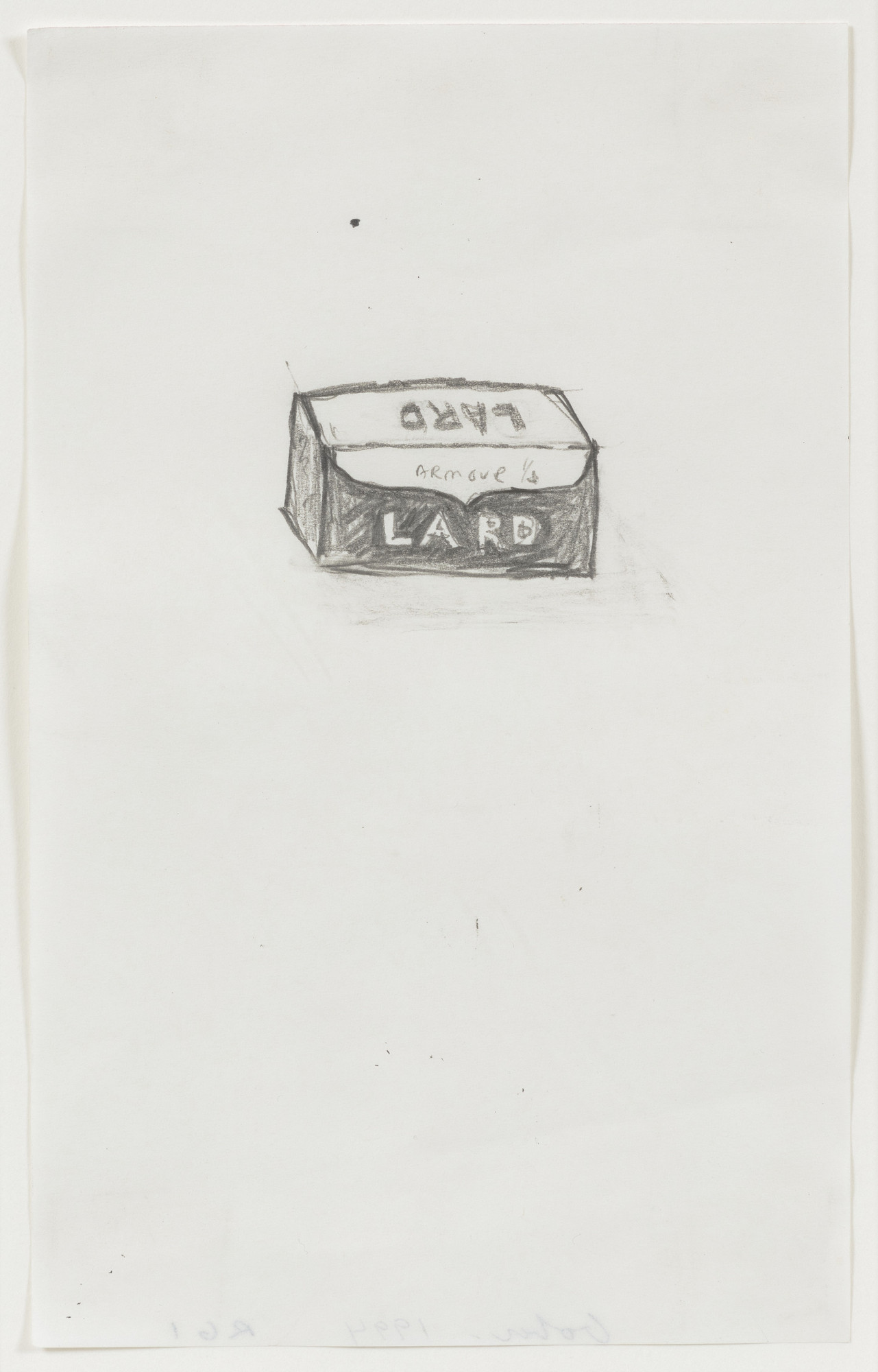 Robert Gober. Lard