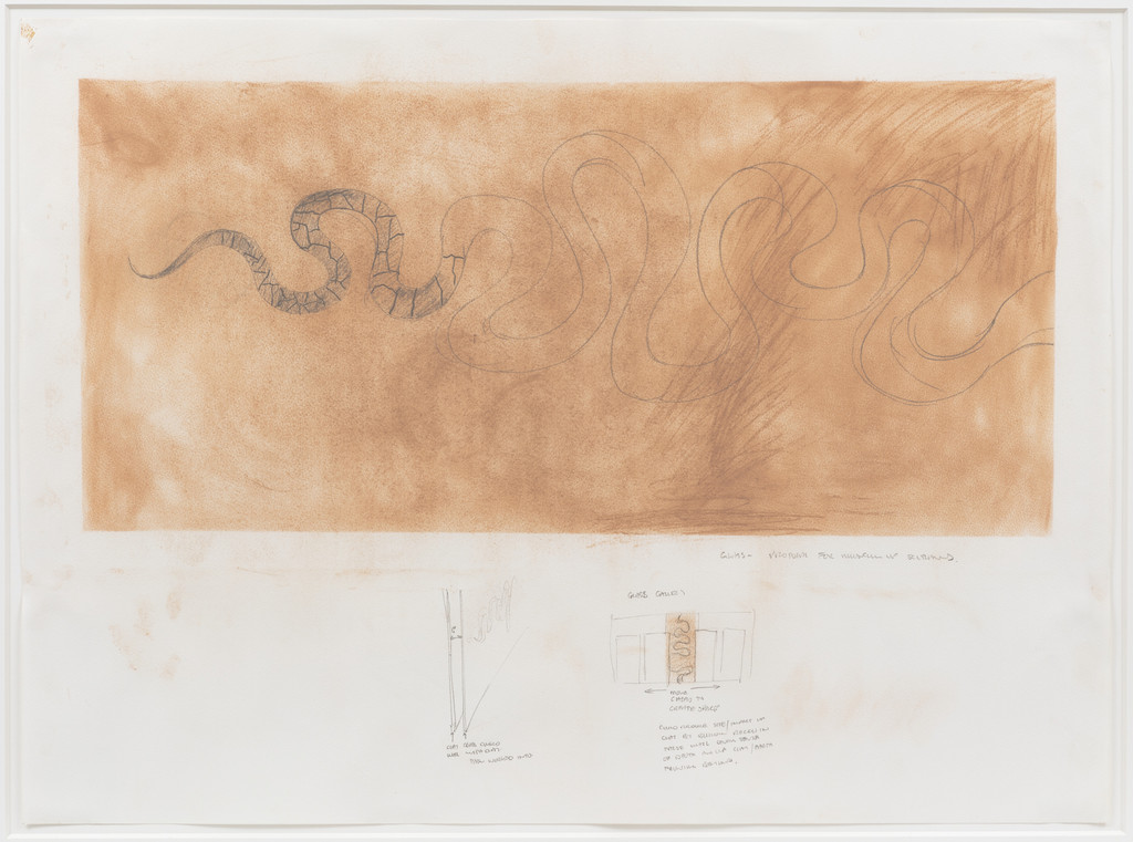 Drawing for a Clay Wall by Andy Goldsworthy