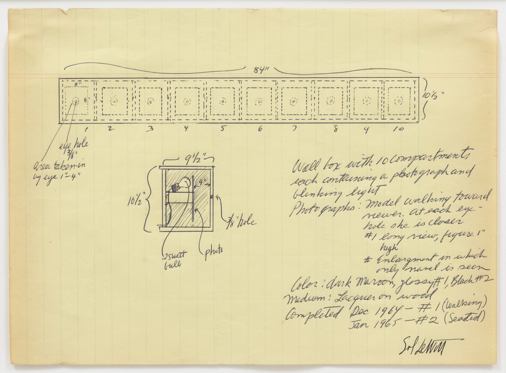 Wall Box with Study from Muybridge's The Human Figure in Motion